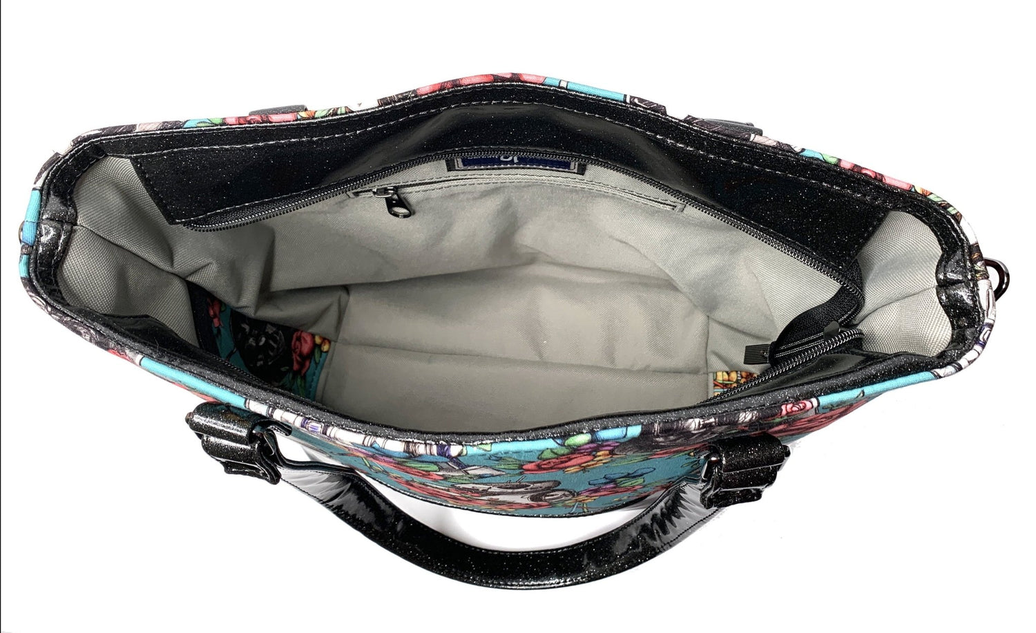 Blue Floral Wars Tote Bag - DefiantThreads