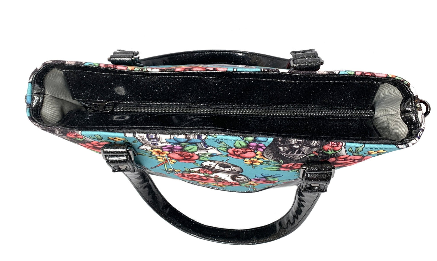 Blue Floral Wars Tote Bag - DefiantThreads