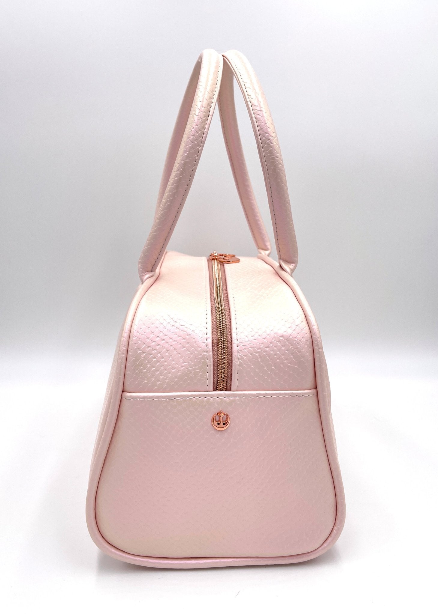 Pink Shimmer Rebel Inspired Bowler Bag - DefiantThreads