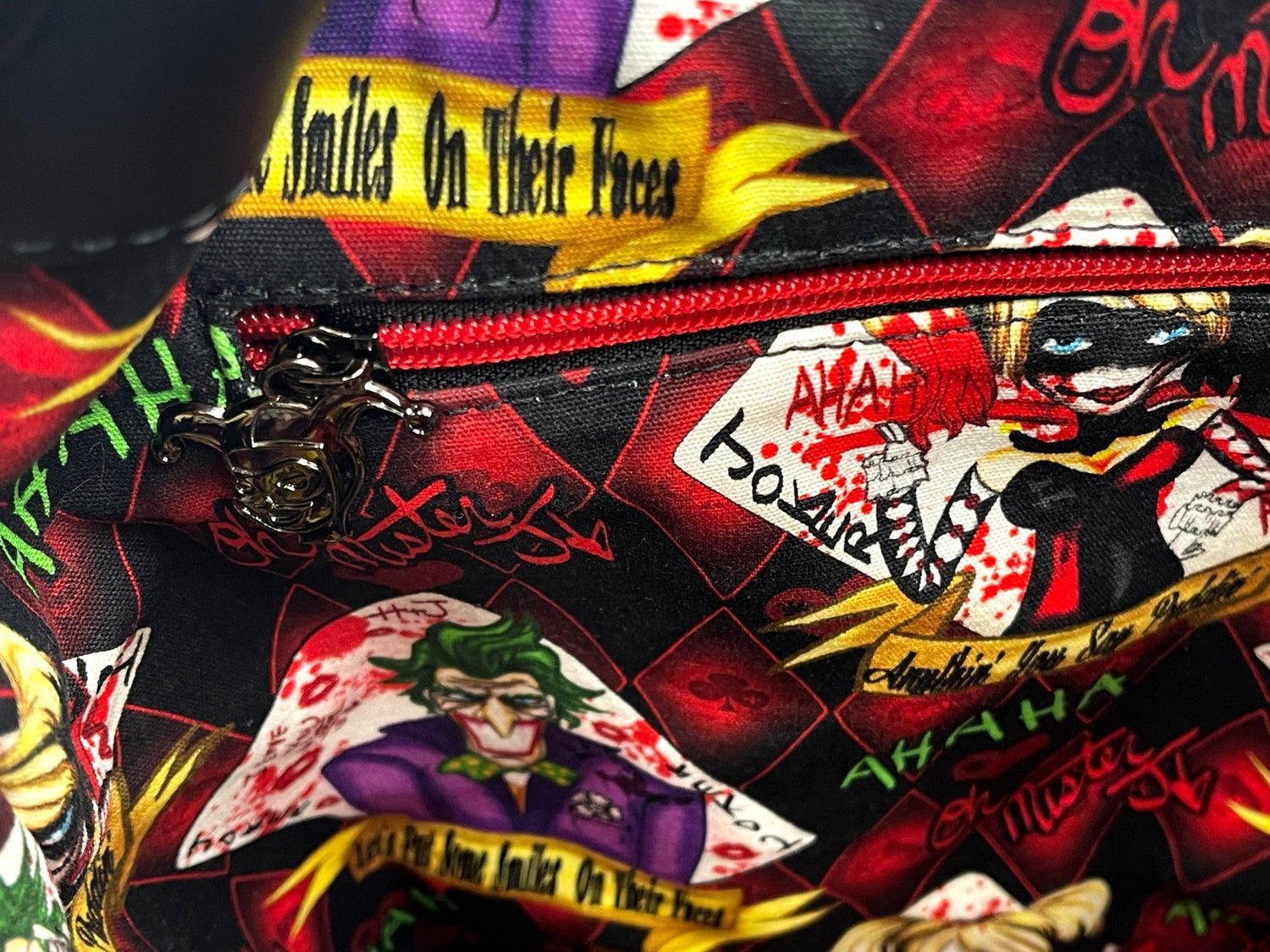 HQ Red and Black Bucket Bag - Made to Order - DefiantThreads