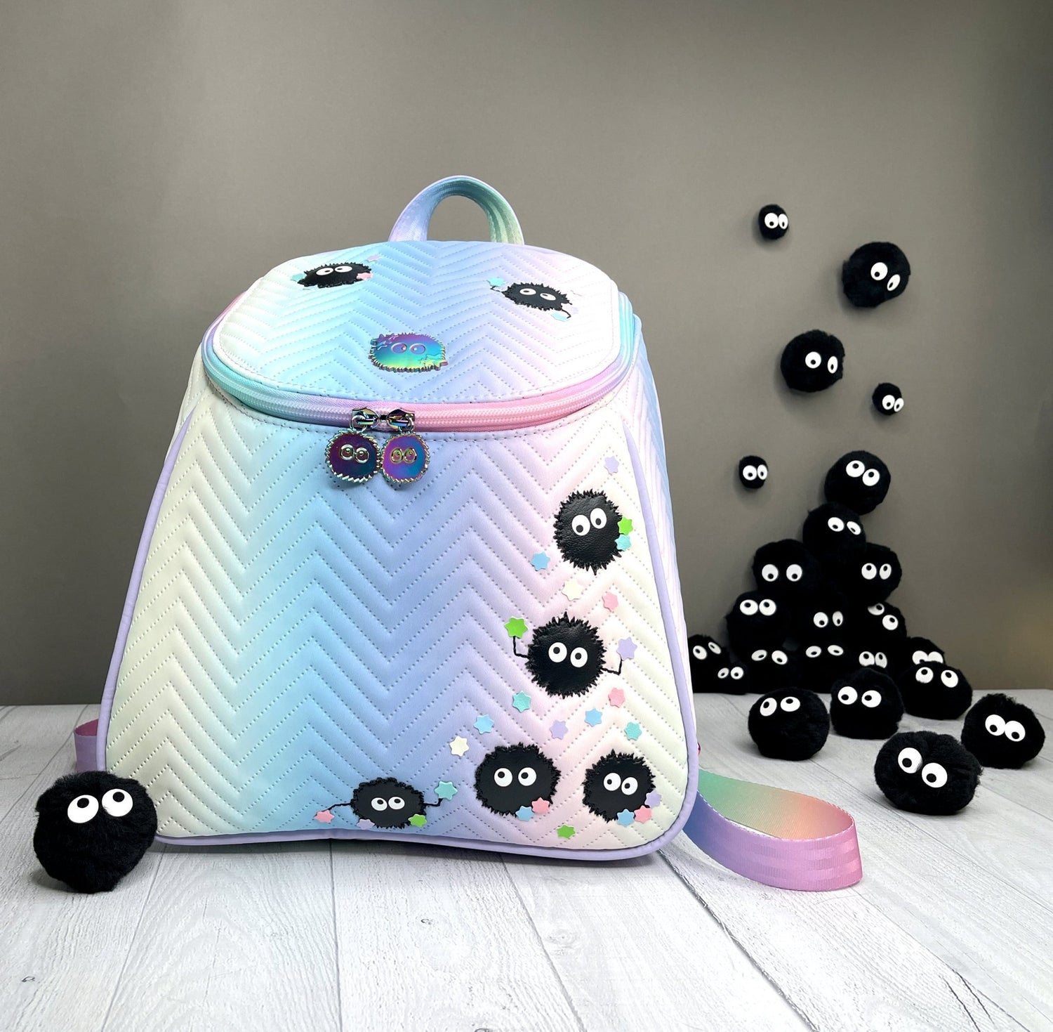 Pastel Dust Balls Backpack - DefiantThreads