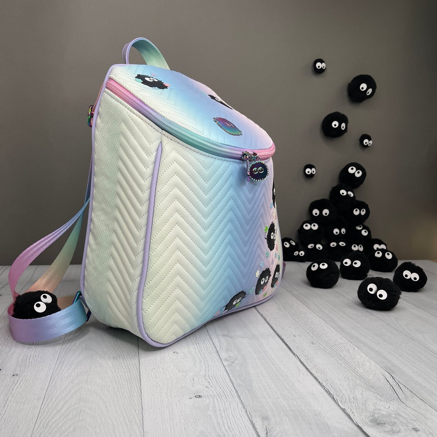 Pastel Dust Balls Backpack - DefiantThreads