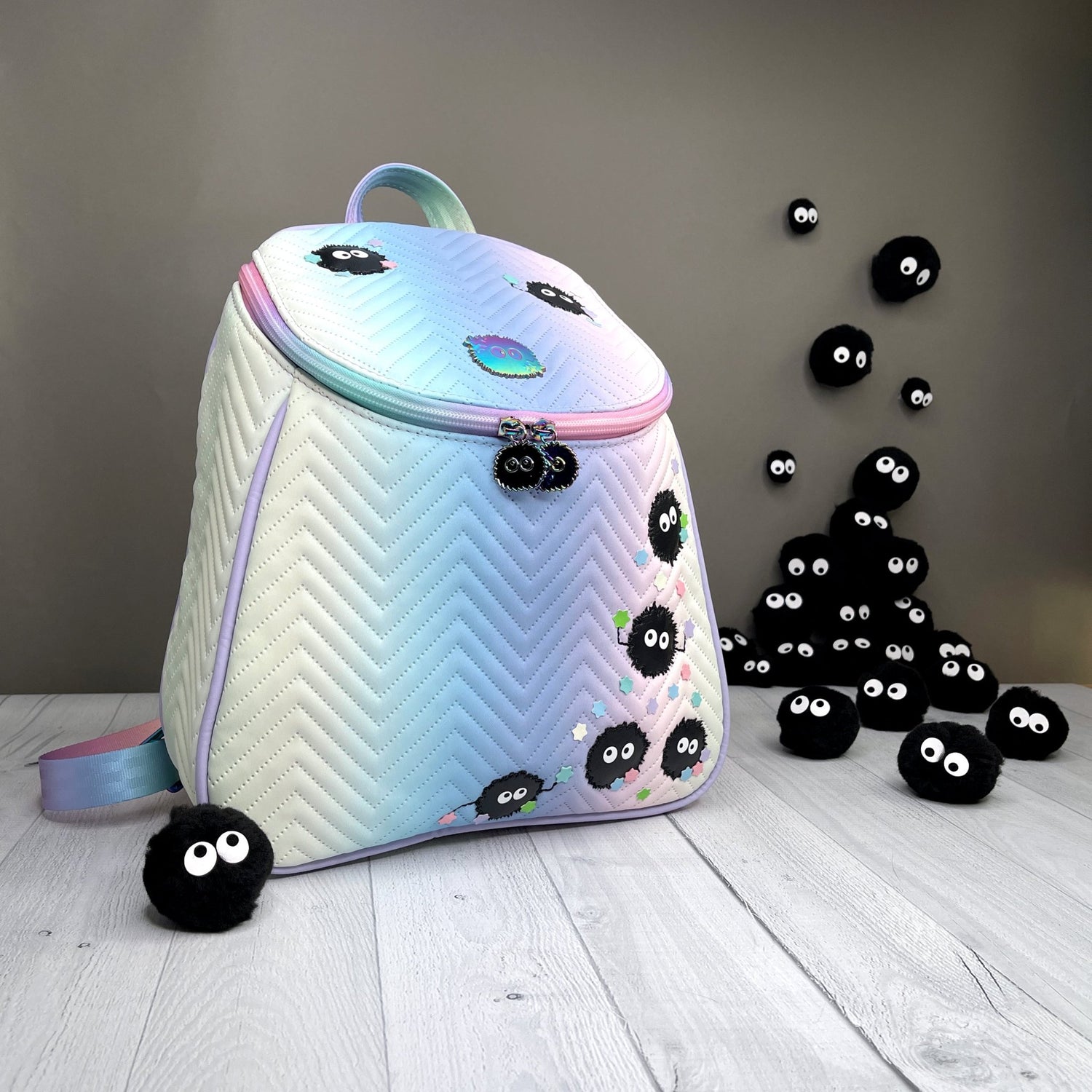 Pastel Dust Balls Backpack - DefiantThreads