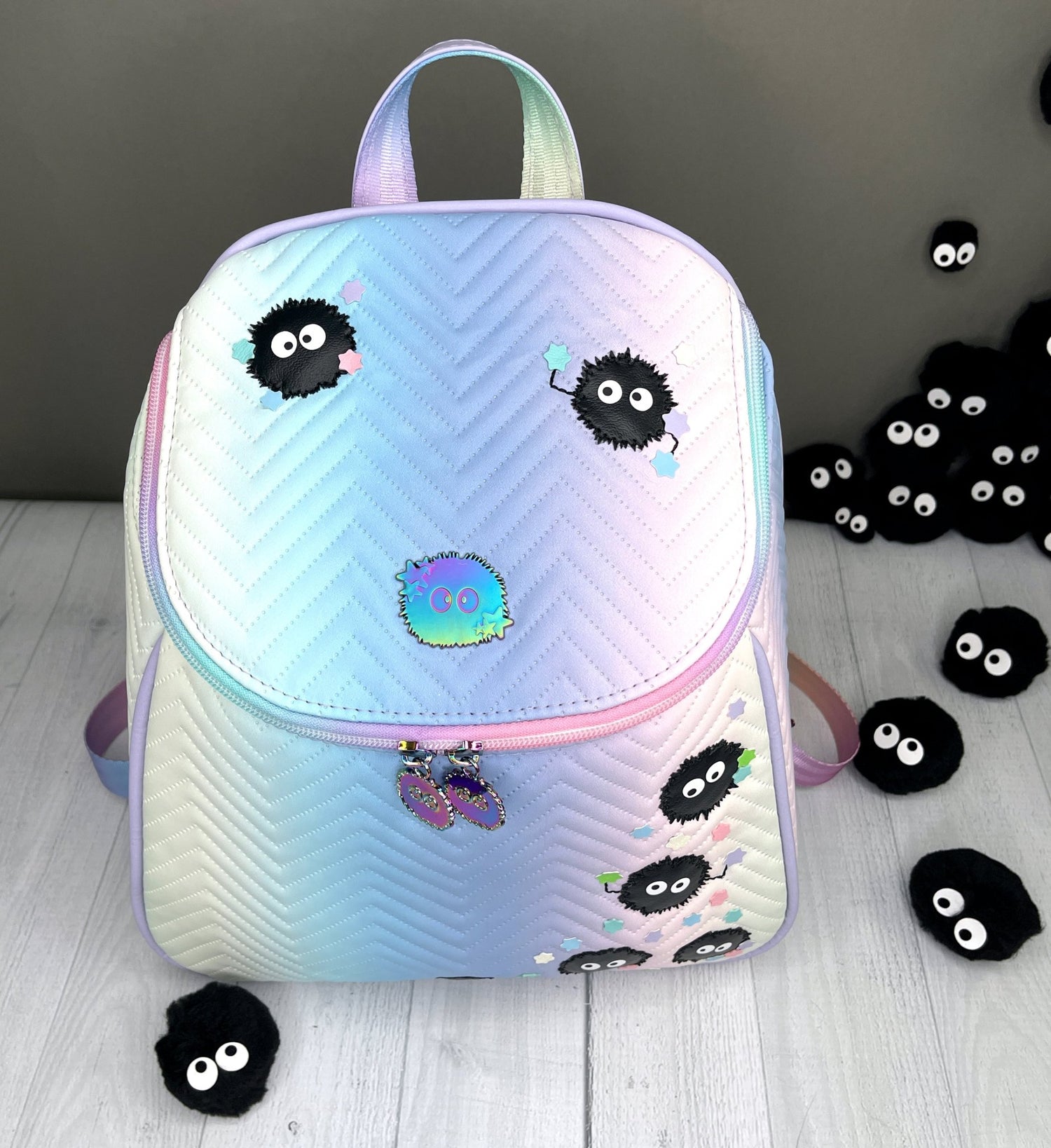 Pastel Dust Balls Backpack - DefiantThreads