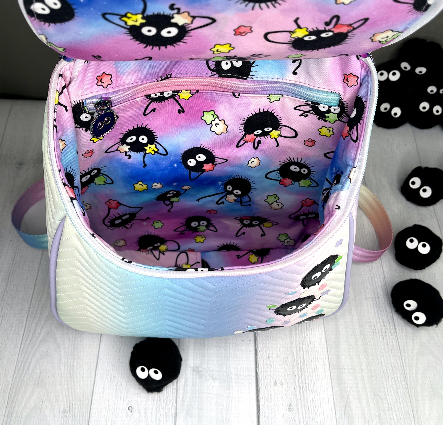 Pastel Dust Balls Backpack
