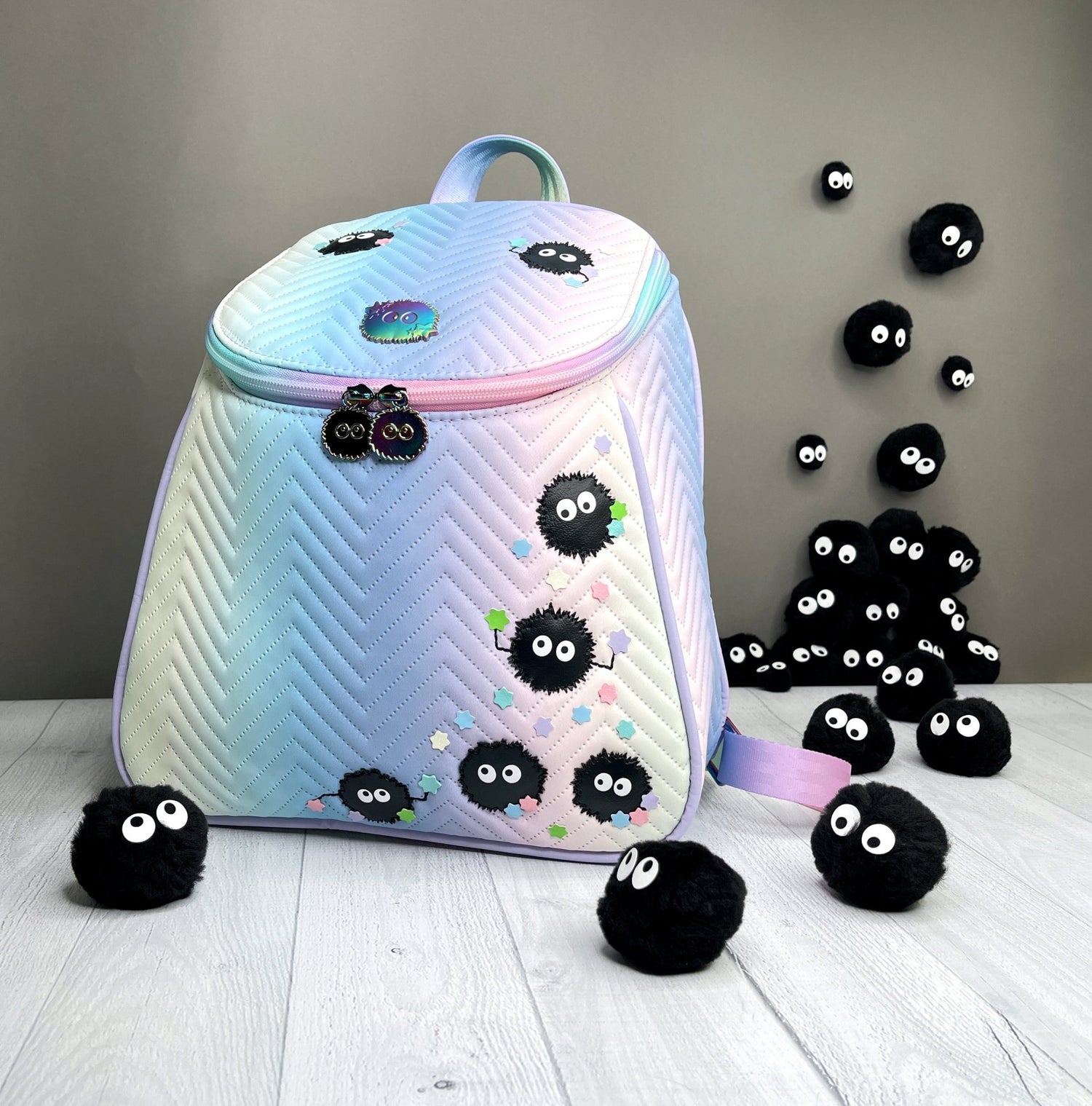 Pastel Dust Balls Backpack - DefiantThreads
