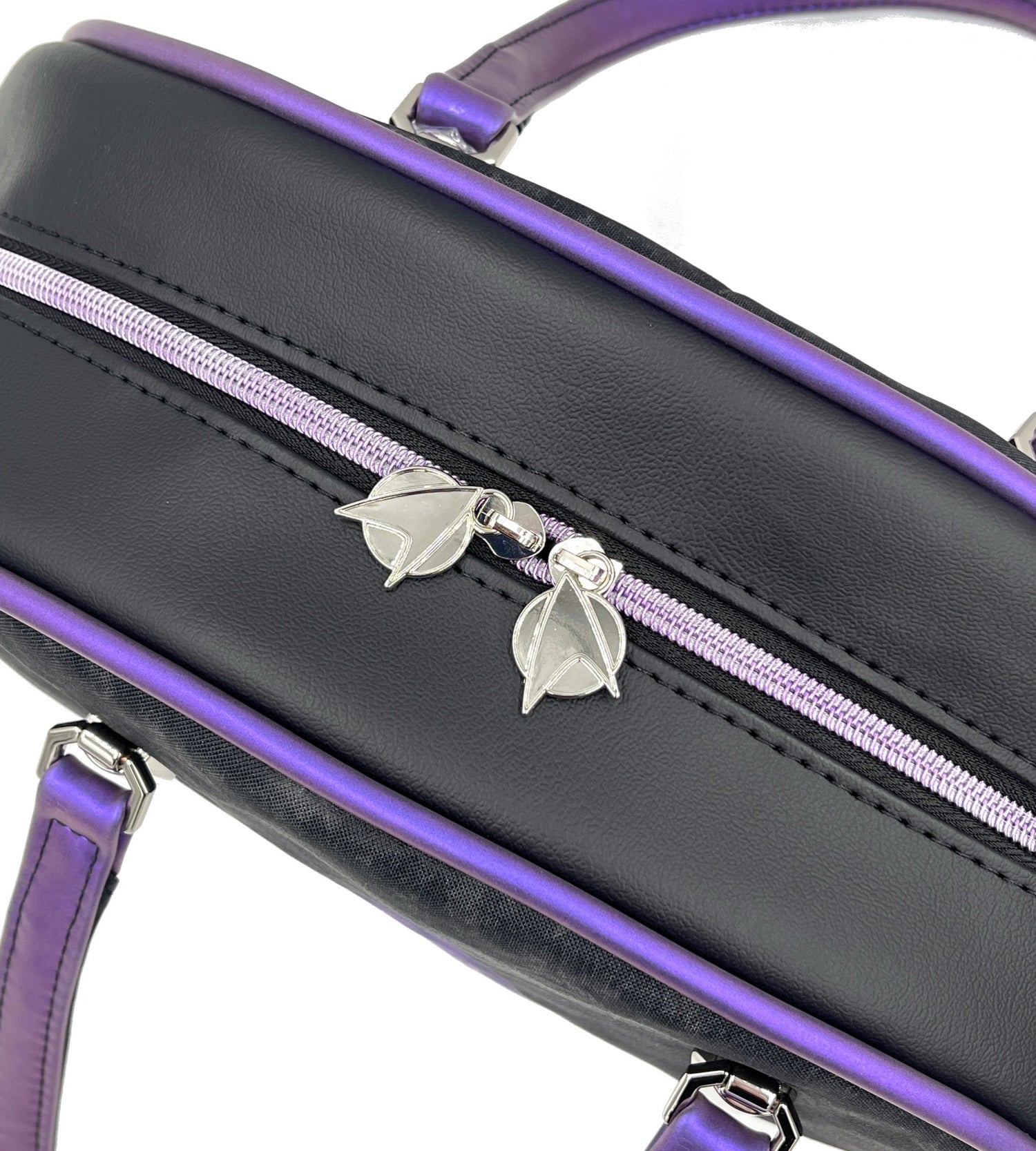 Purple Floral Trek Bowler Bag - DefiantThreads