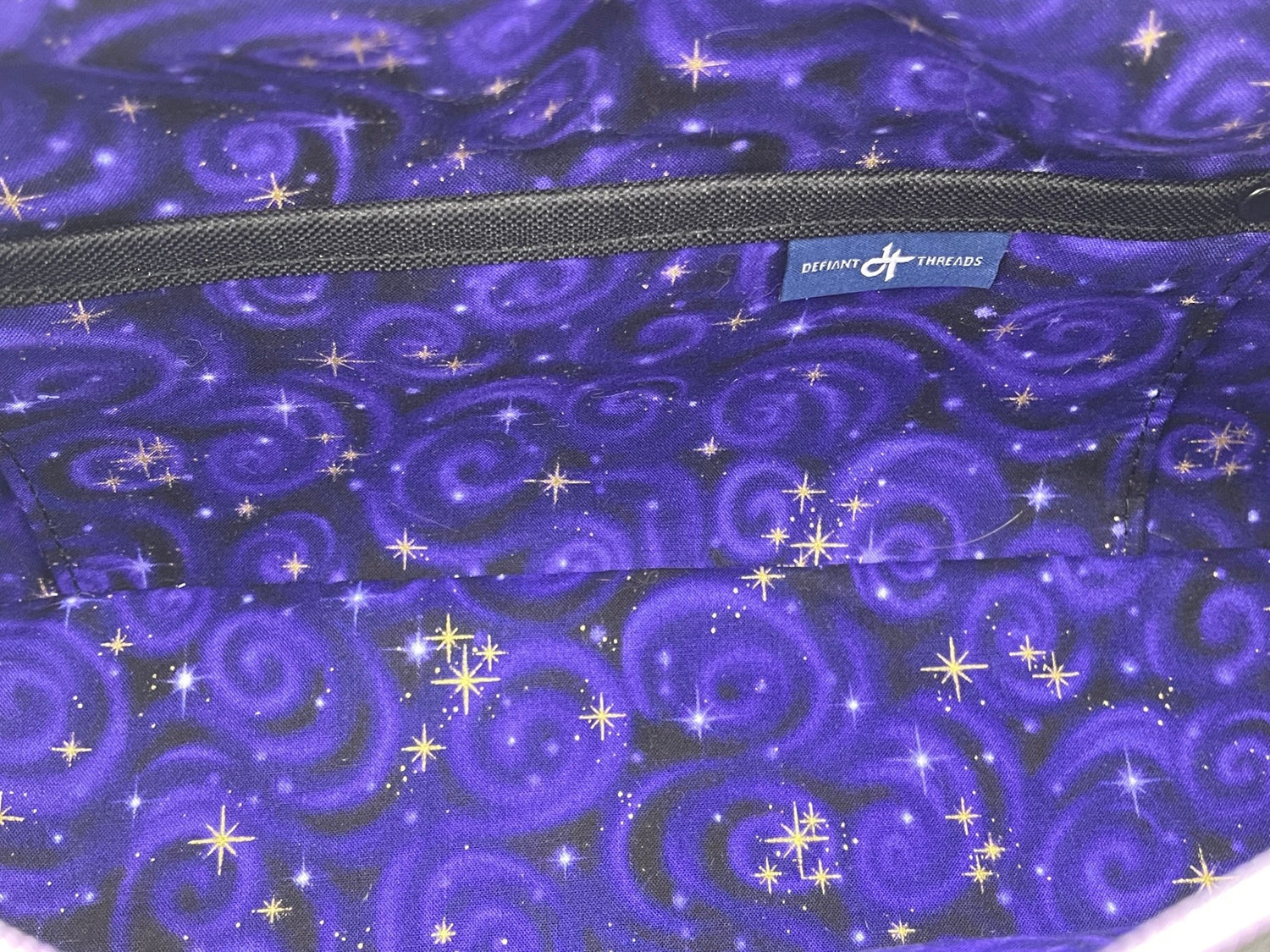 Purple Floral Trek Bowler Bag - DefiantThreads