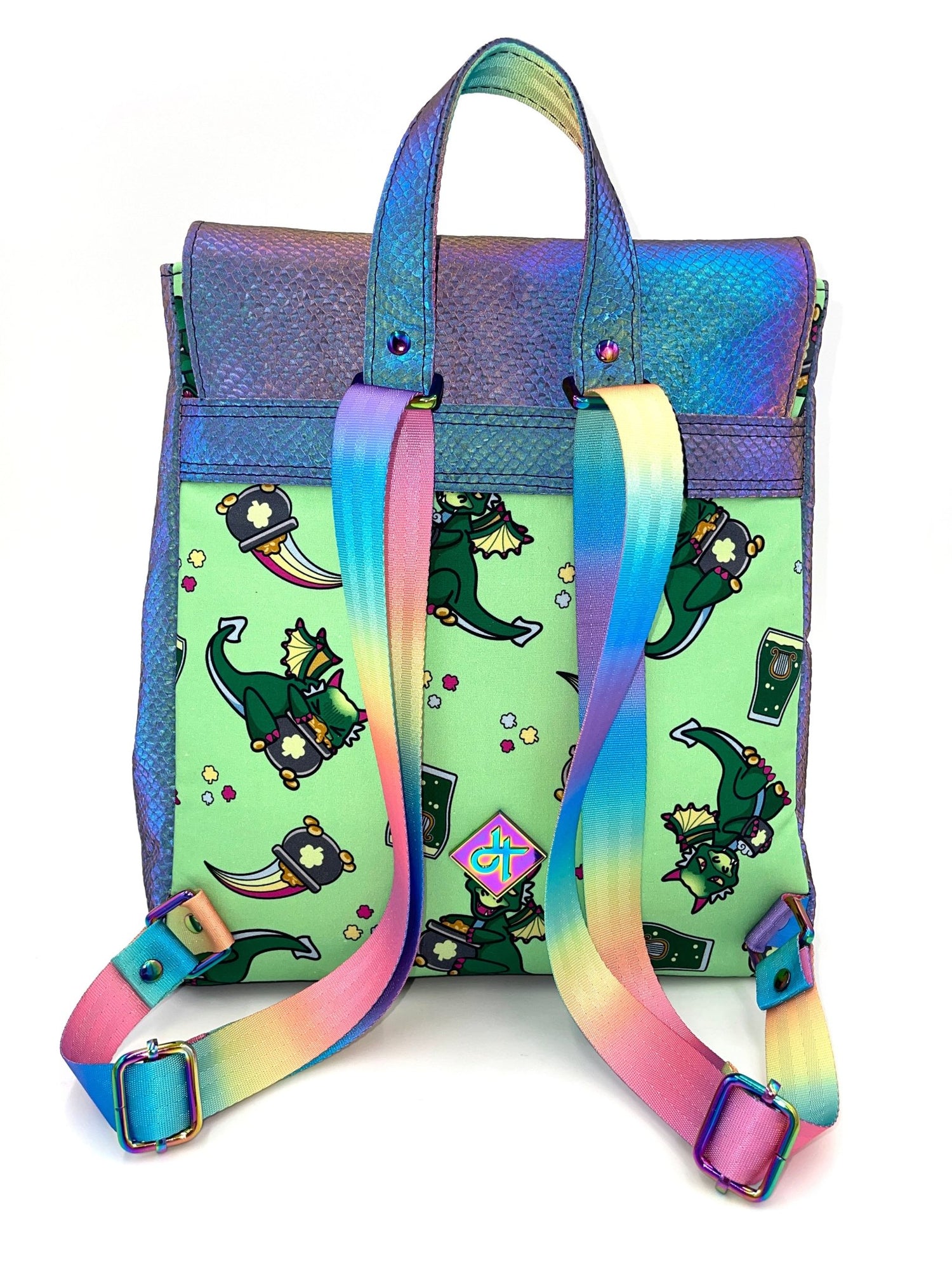 Reflective Dragon Scale Backpack - DefiantThreads