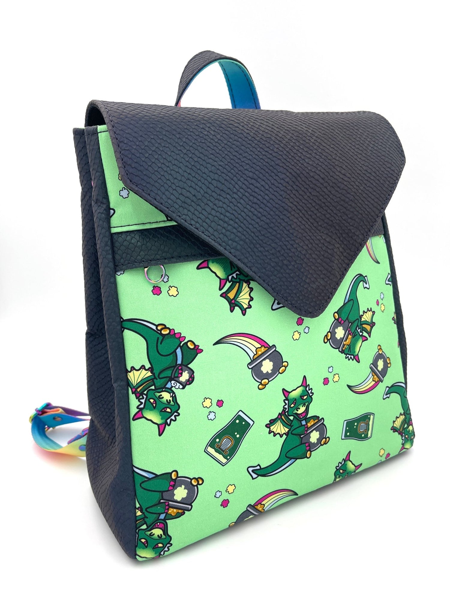 Reflective Dragon Scale Backpack - DefiantThreads