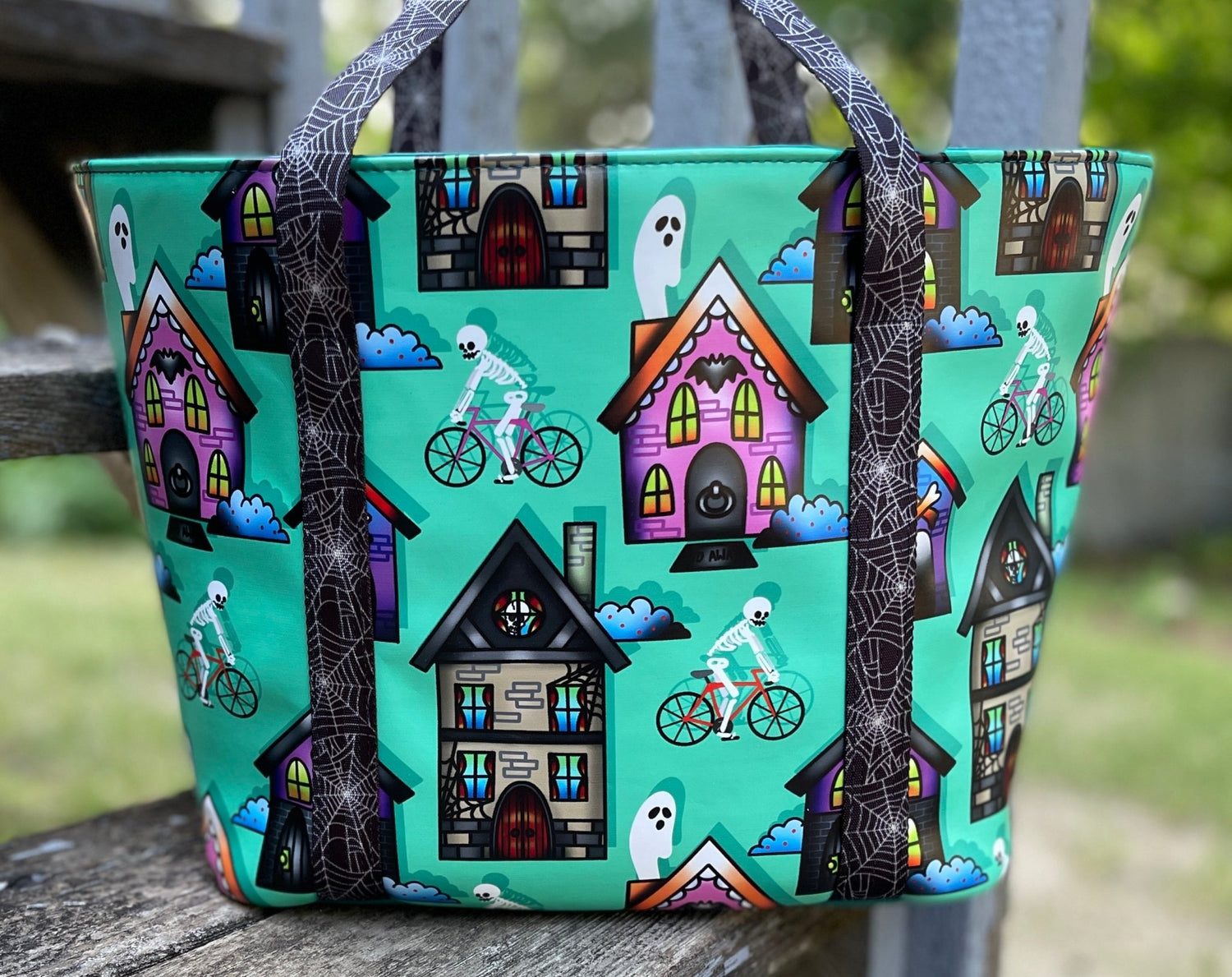 Skeleton Summertime Fun Beach Bag - DefiantThreads