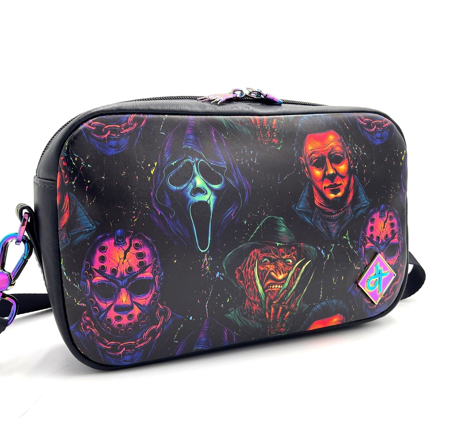Neon Horror Crossbody Bag/Sling Bag - DefiantThreads