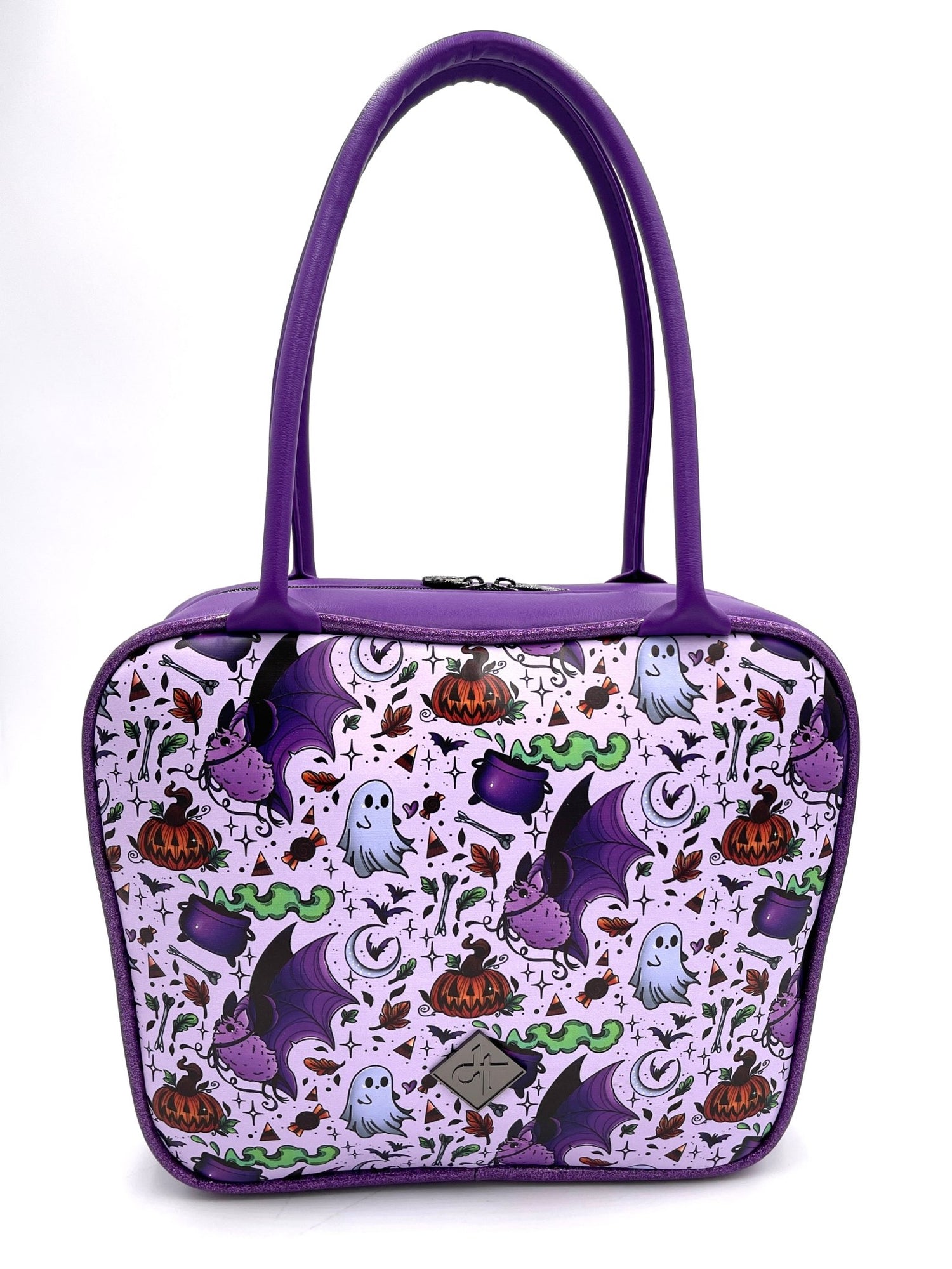Pumpkin Fall Frights Bowler Bag - DefiantThreads