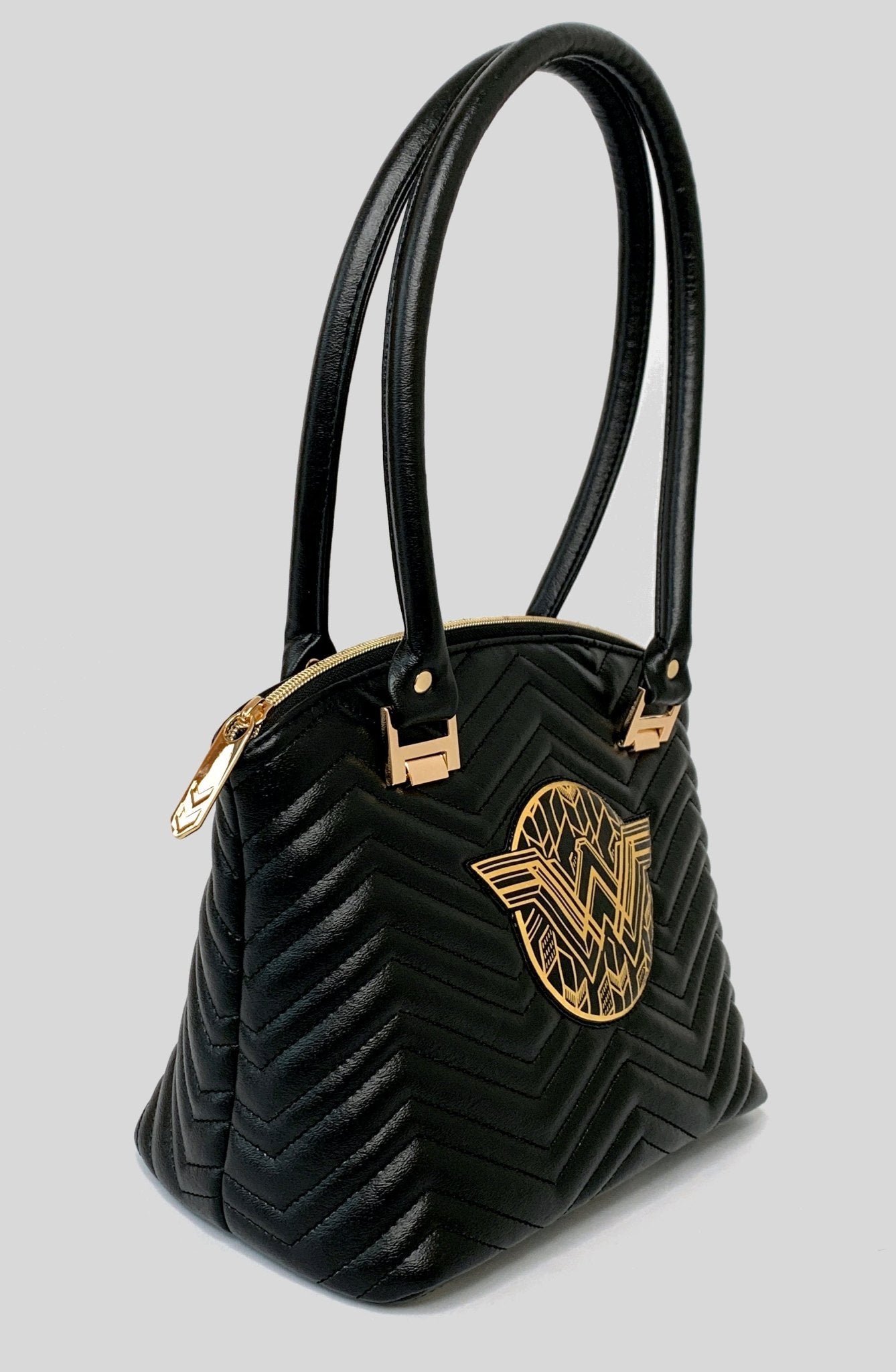Black Quilted WW Inspired Handbag - DefiantThreads