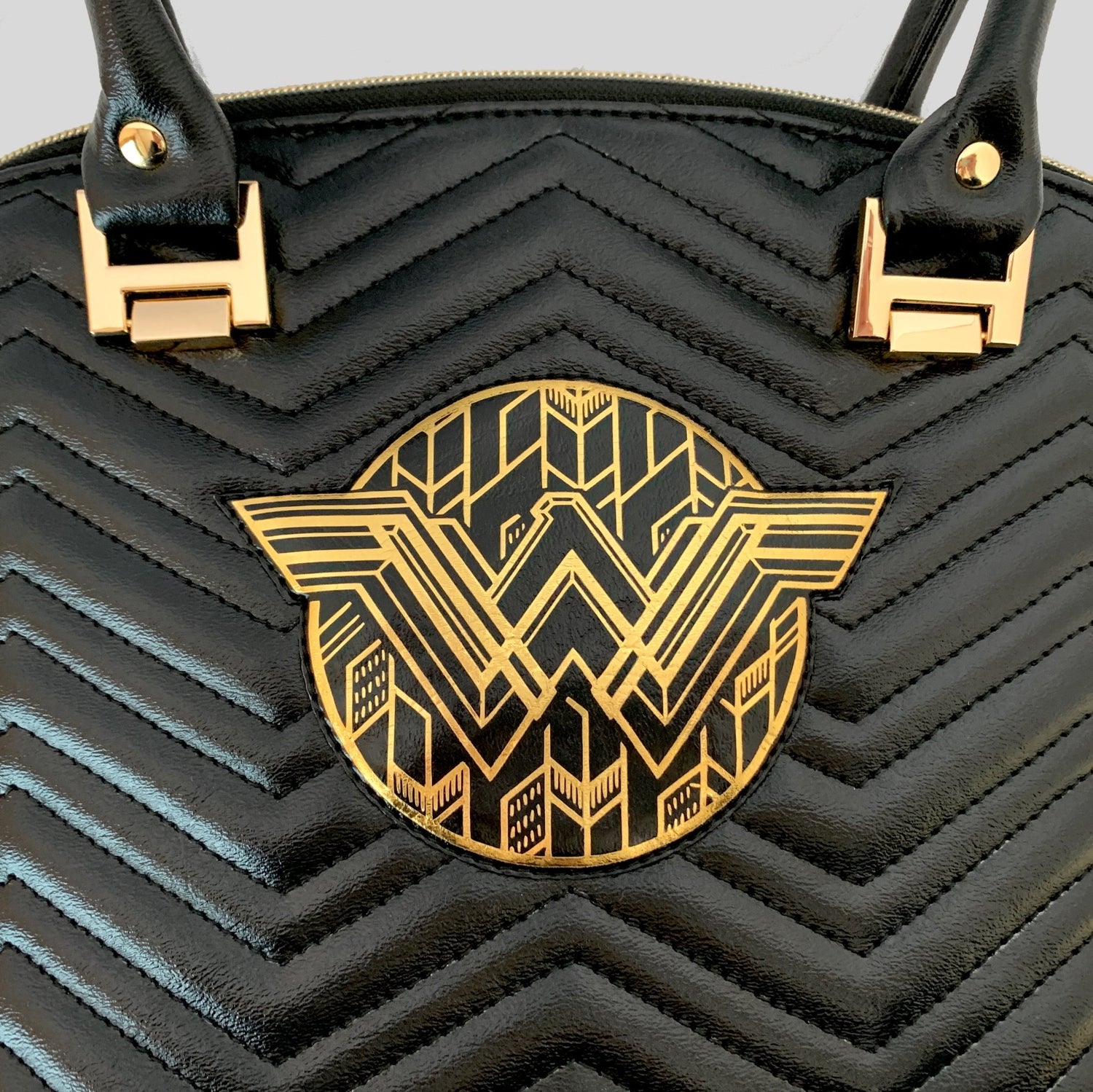 Black Quilted WW Inspired Handbag - DefiantThreads
