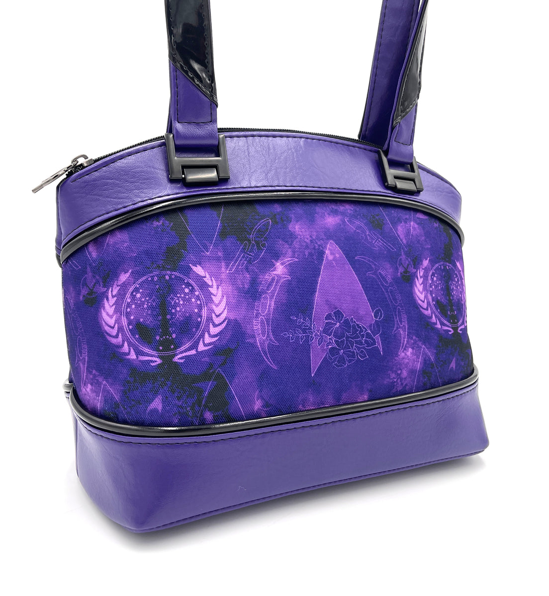 Purple Bloom - Hand Painted Bag – Jen Stone Design