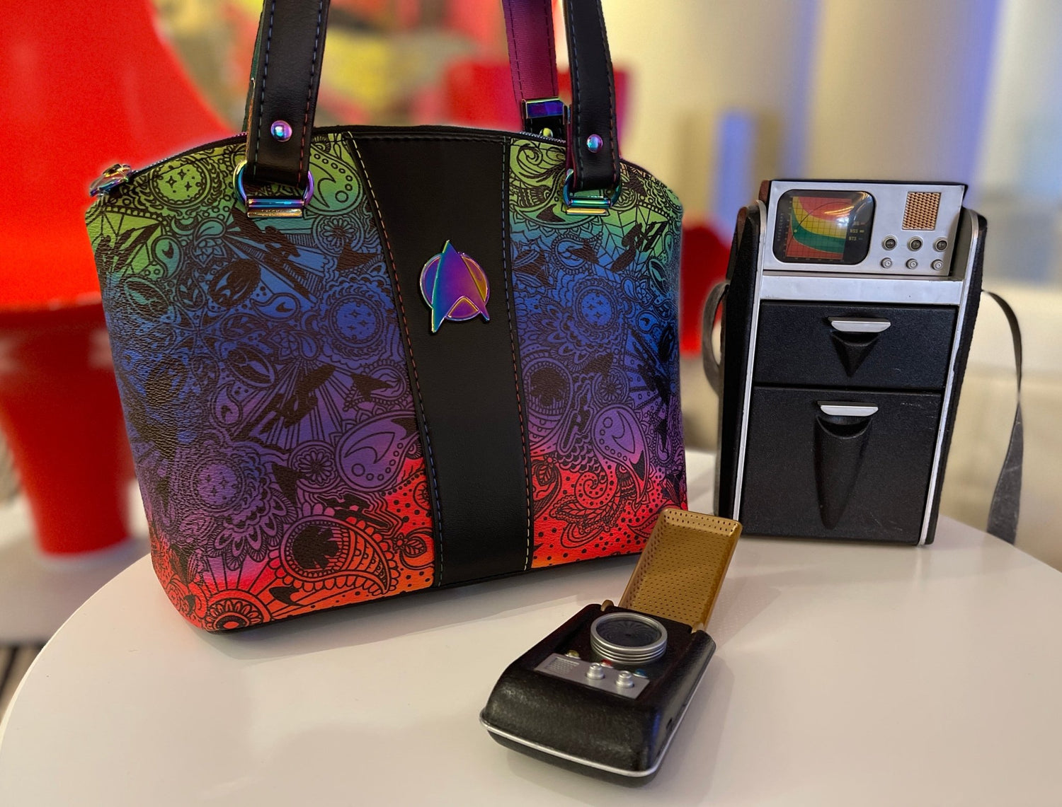 Paisley Rainbow ST Domed Handbag - DefiantThreads