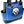 Load image into Gallery viewer, Black and Blue Bo Helmet Design Handbag