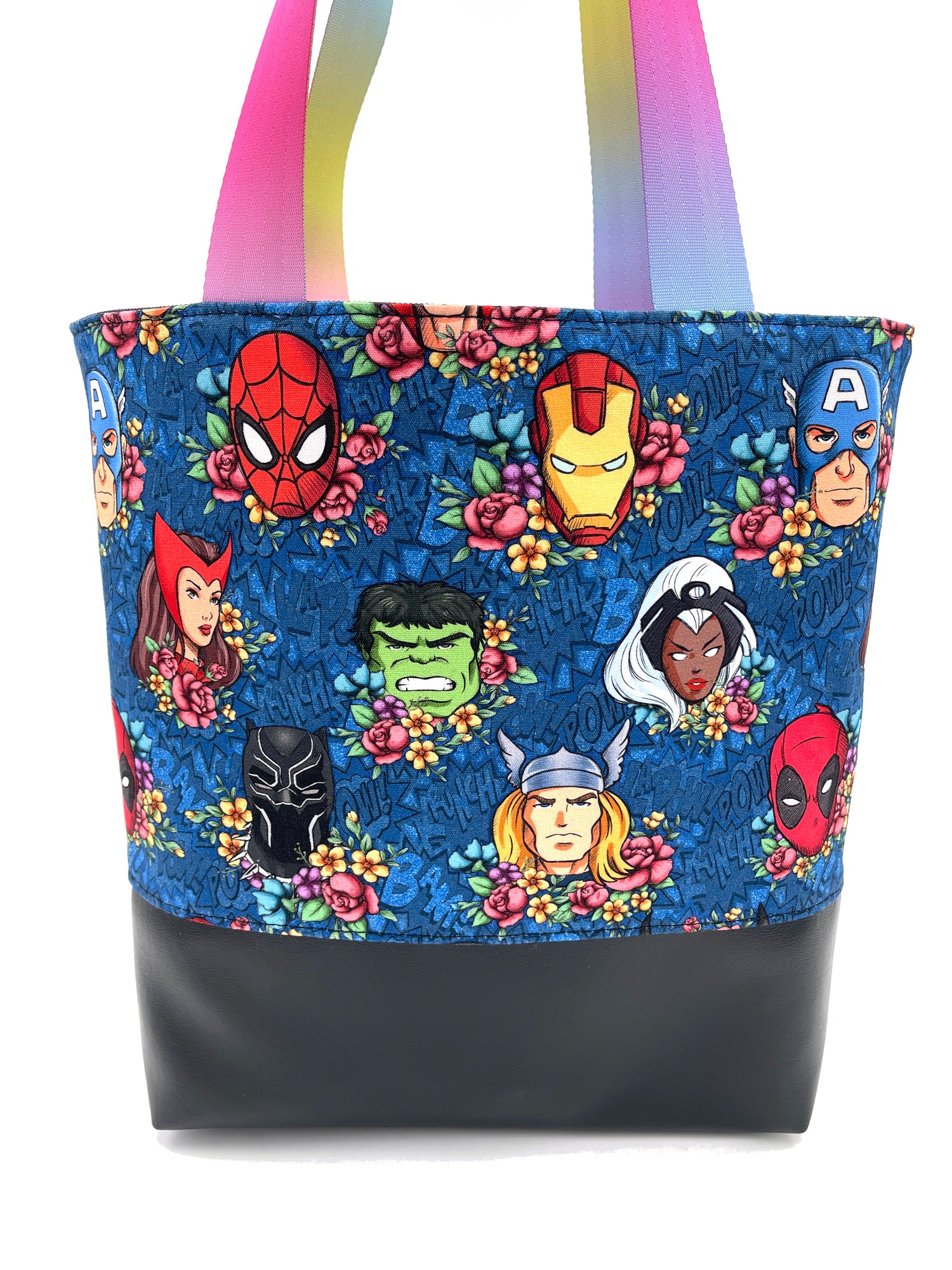 Floral Superheroes Tote