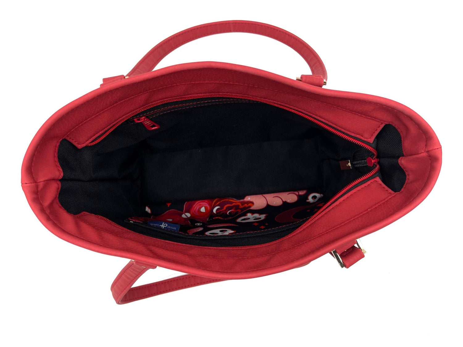 Red and Black Death Moth Tote Bag - DefiantThreads