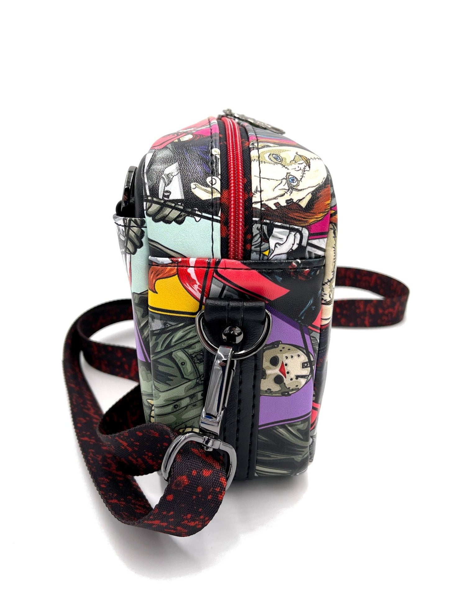 Horror Collage Crossbody Bag/Sling Bag - DefiantThreads