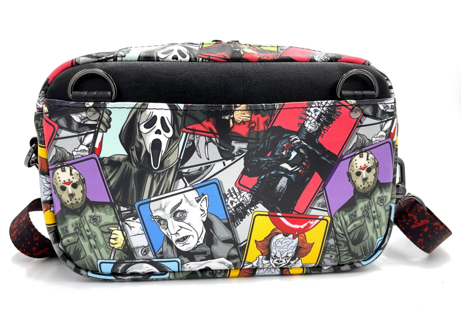 Horror Collage Crossbody Bag/Sling Bag - DefiantThreads