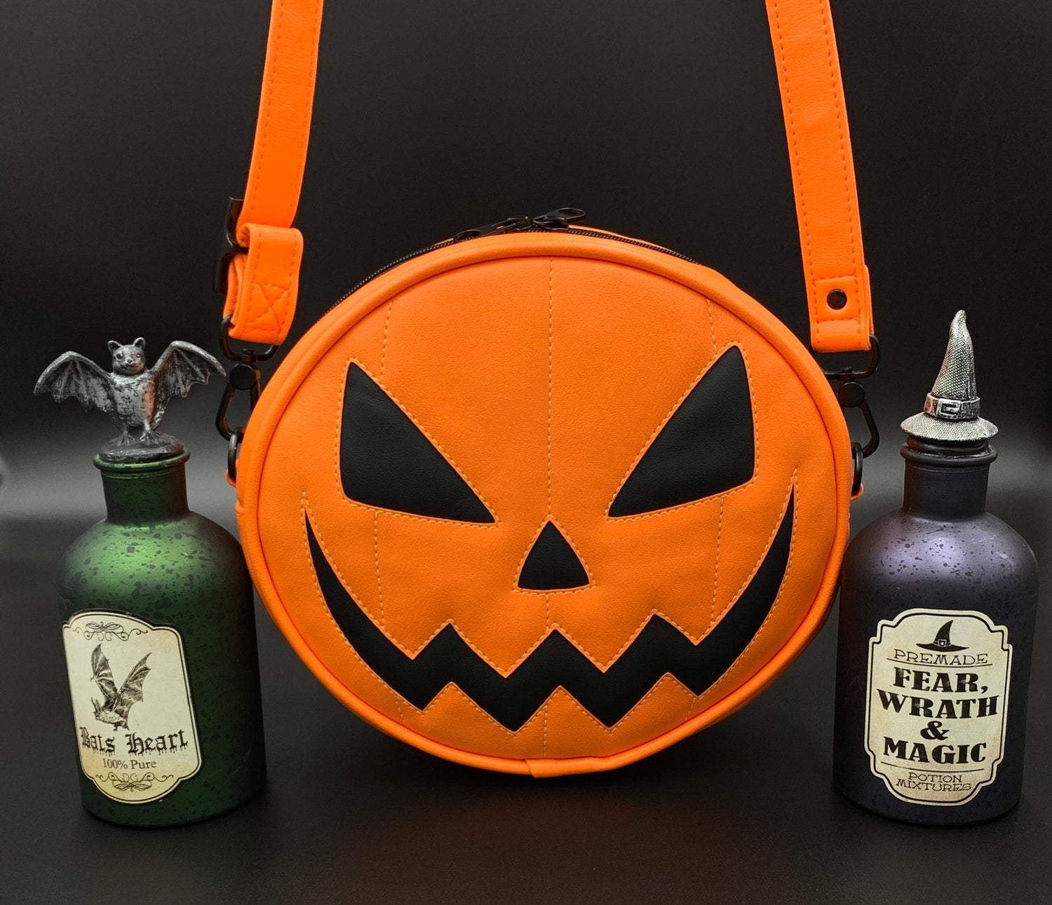 Jack - O - Lantern Orange Pumpkin Handbag - DefiantThreads