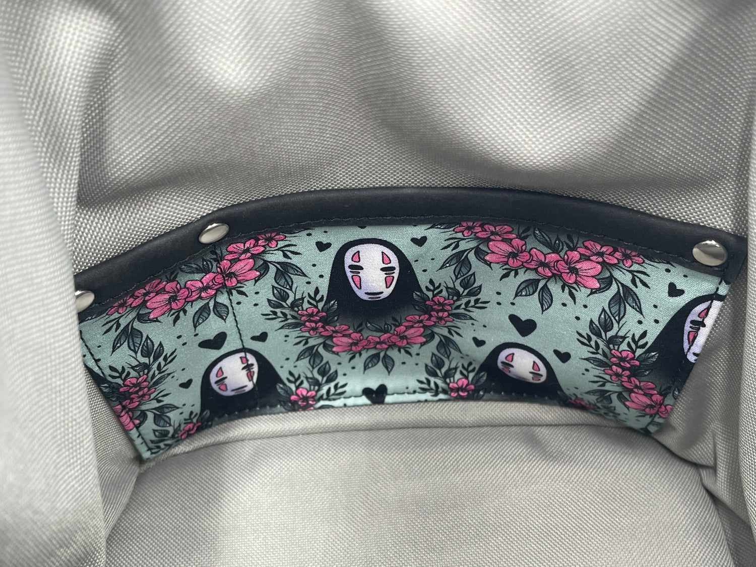 Floral No - Face Backpack - Made to Order - DefiantThreads