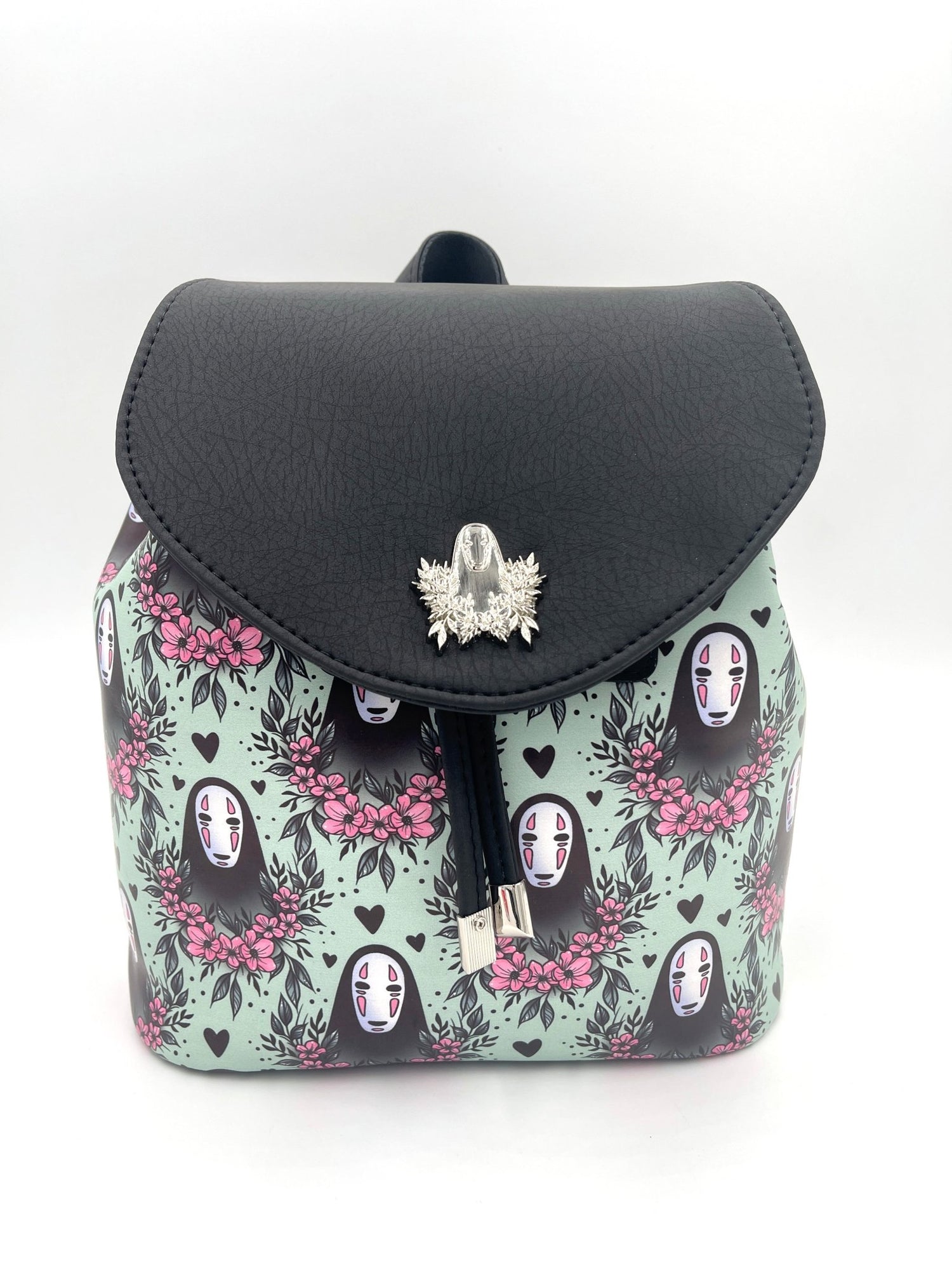 Floral No - Face Backpack - Made to Order - DefiantThreads