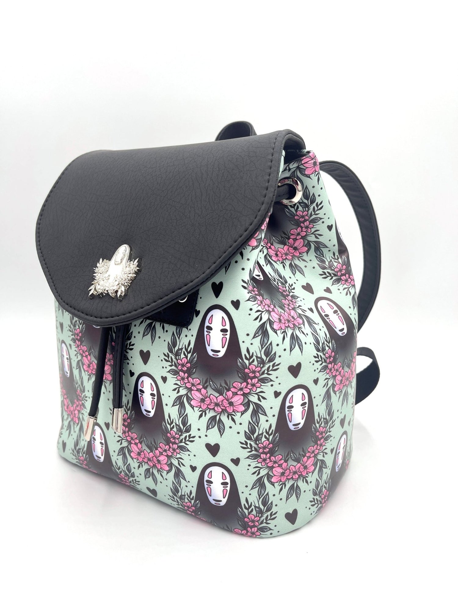 Floral No - Face Backpack - Made to Order - DefiantThreads