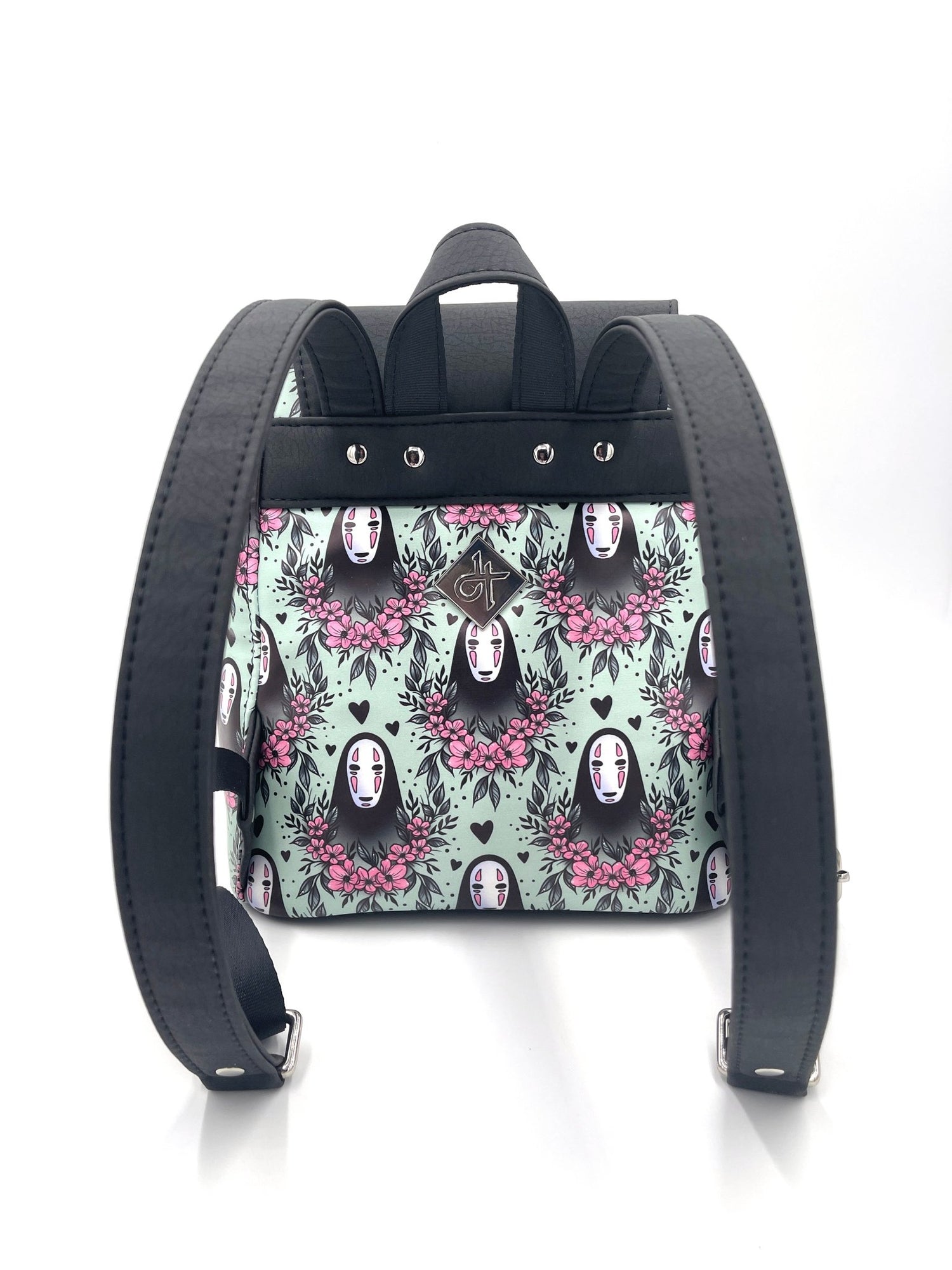 Floral No - Face Backpack - Made to Order - DefiantThreads