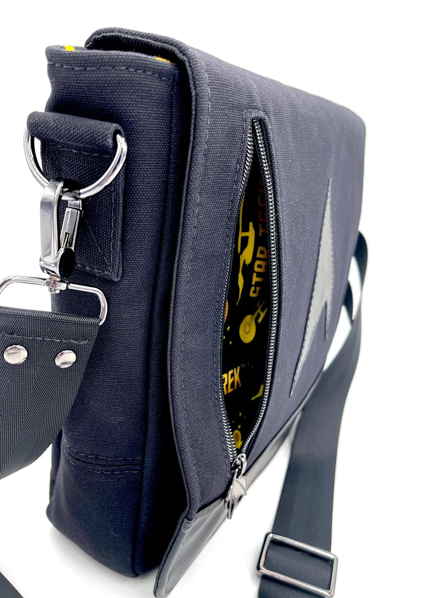 Boldly Go Canvas Messenger Bag - DefiantThreads