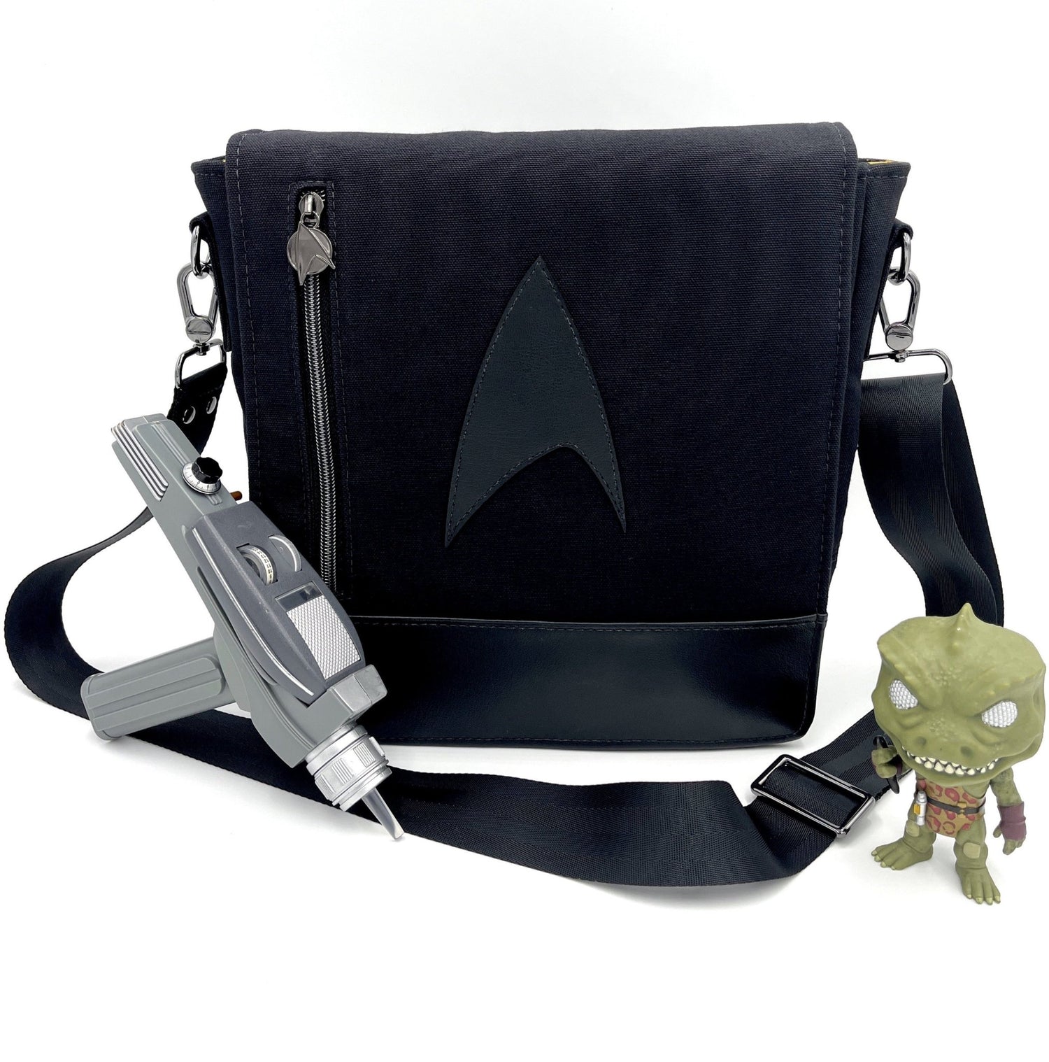 Boldly Go Canvas Messenger Bag - DefiantThreads