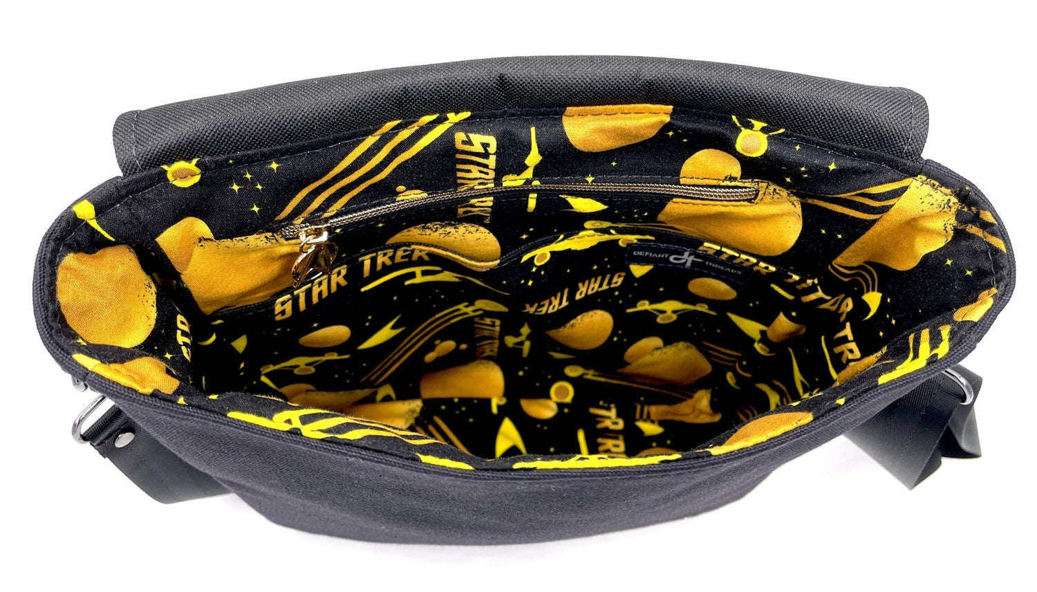 Boldly Go Canvas Messenger Bag - DefiantThreads