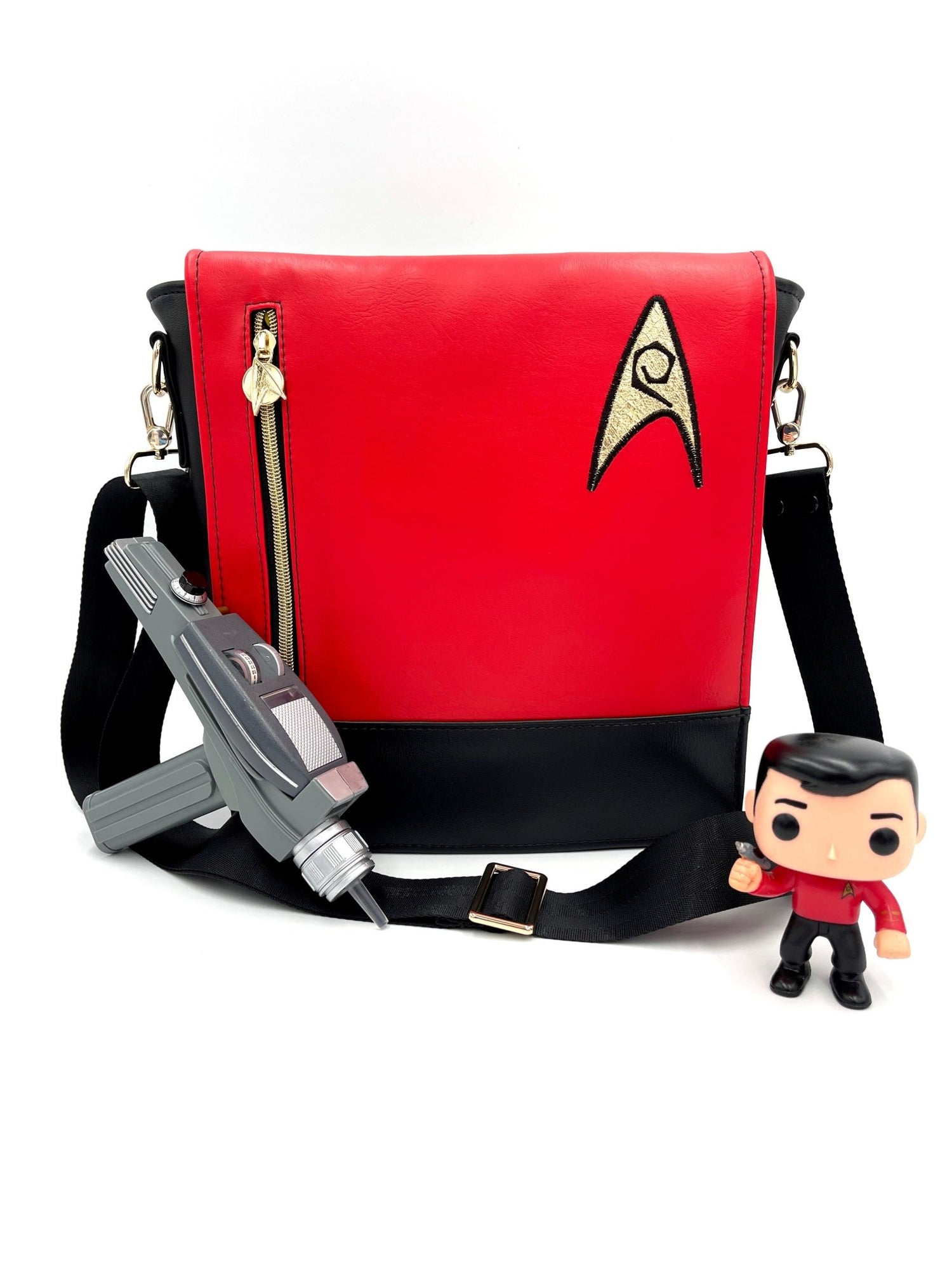 Boldly Go Messenger Bag - Engineering Red - DefiantThreads