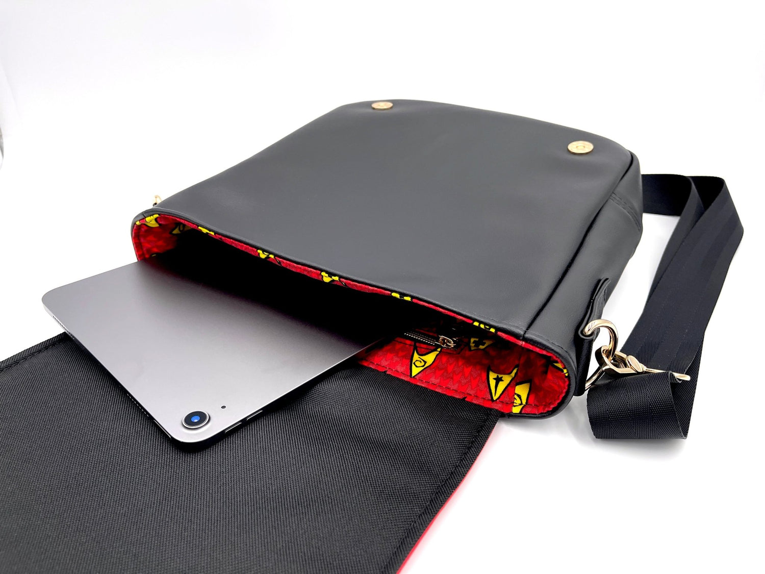 Boldly Go Messenger Bag - Engineering Red - DefiantThreads