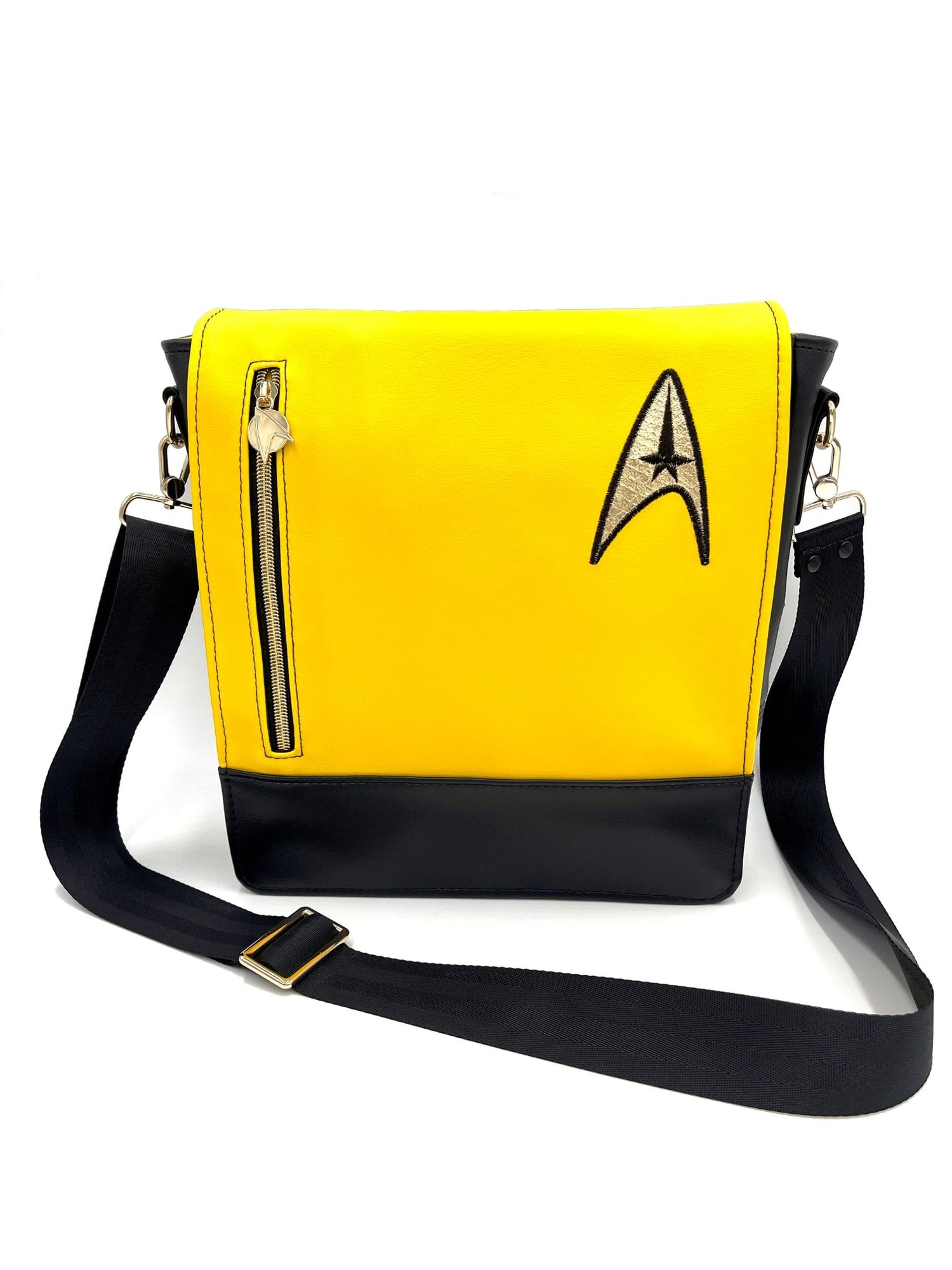 Boldly Go Messenger Bag - Command Yellow - DefiantThreads