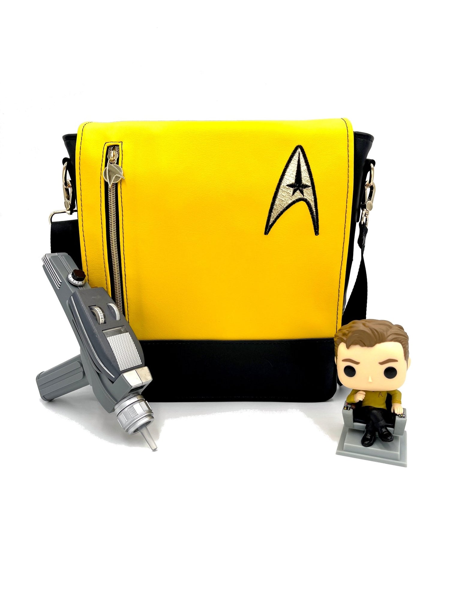 Boldly Go Messenger Bag - Command Yellow - DefiantThreads