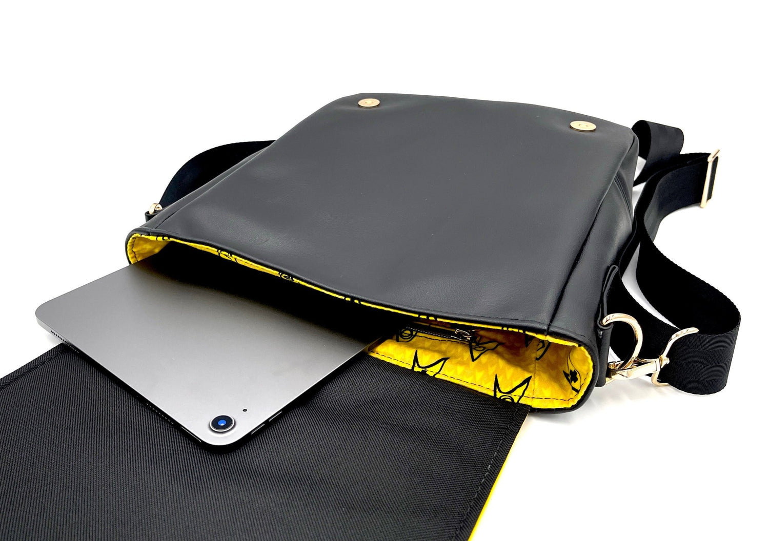 Boldly Go Messenger Bag - Command Yellow - DefiantThreads