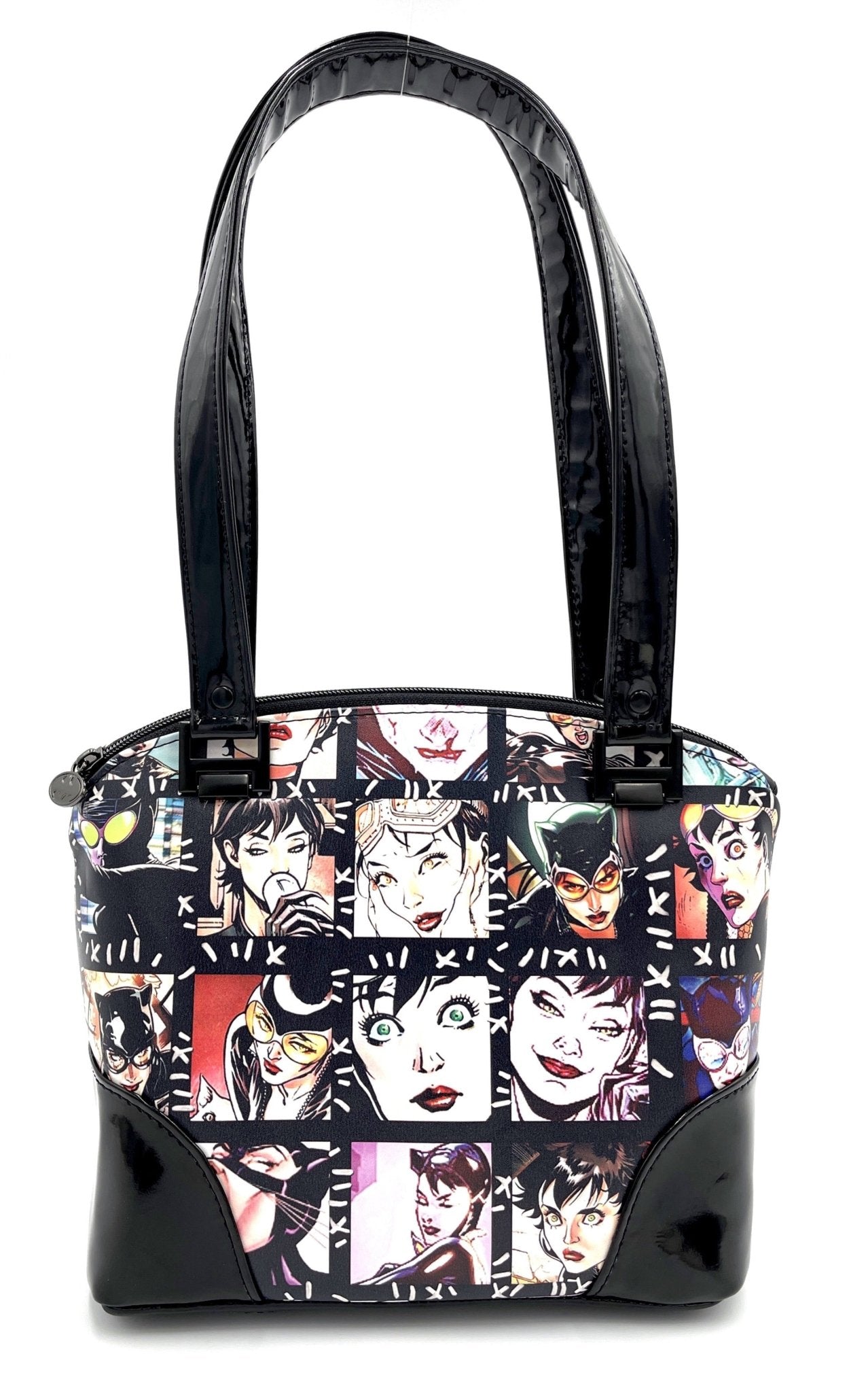 Comic Cat Burglar Domed Handbag - DefiantThreads