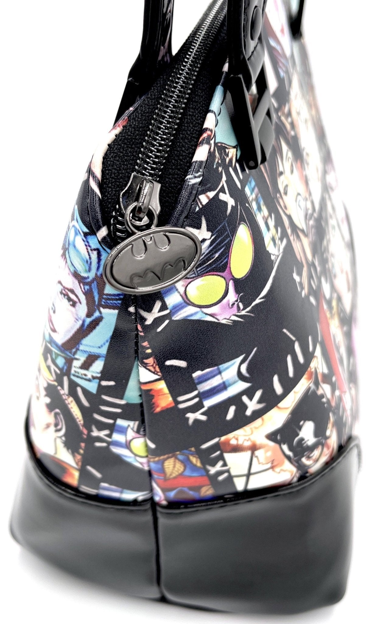 Comic Cat Burglar Domed Handbag - DefiantThreads