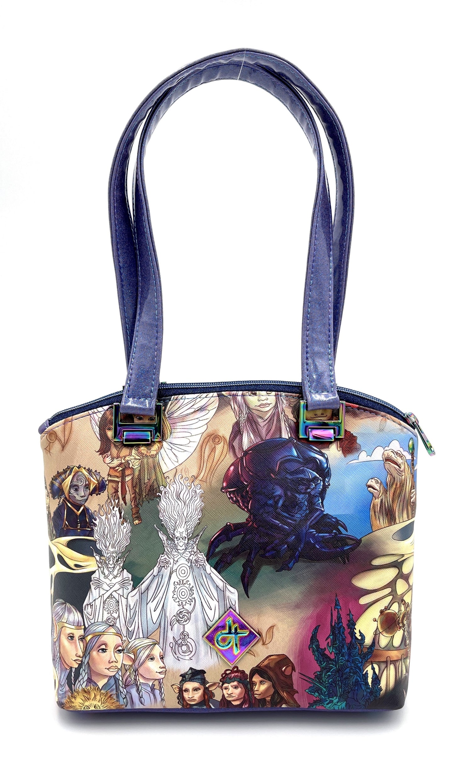 Dark Crystal Domed Handbag