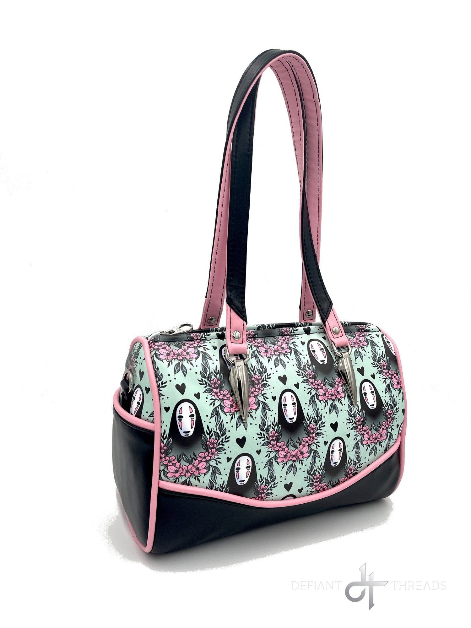 Hungry Floral Barrel Bag - DefiantThreads