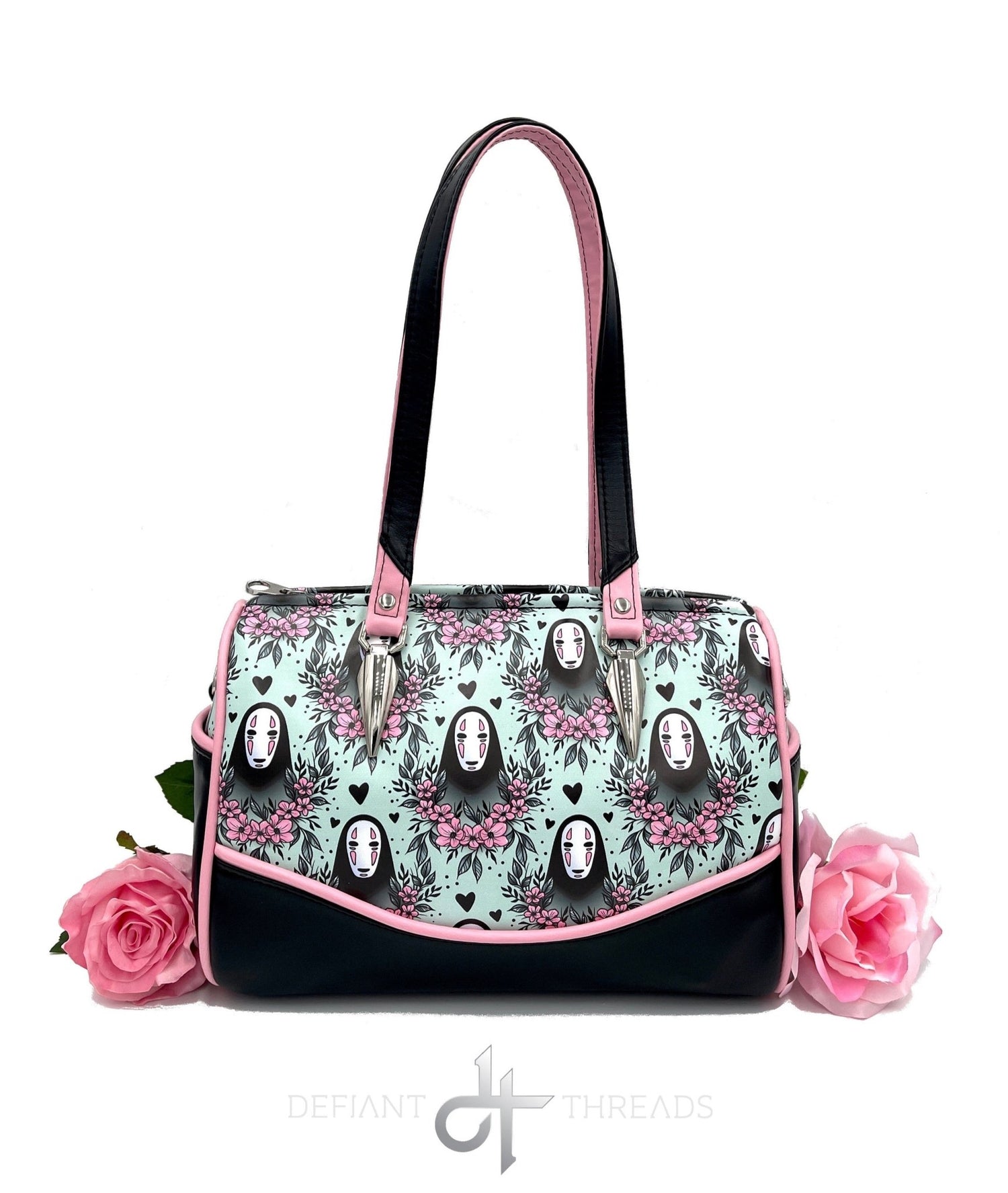 Hungry Floral Barrel Bag - DefiantThreads