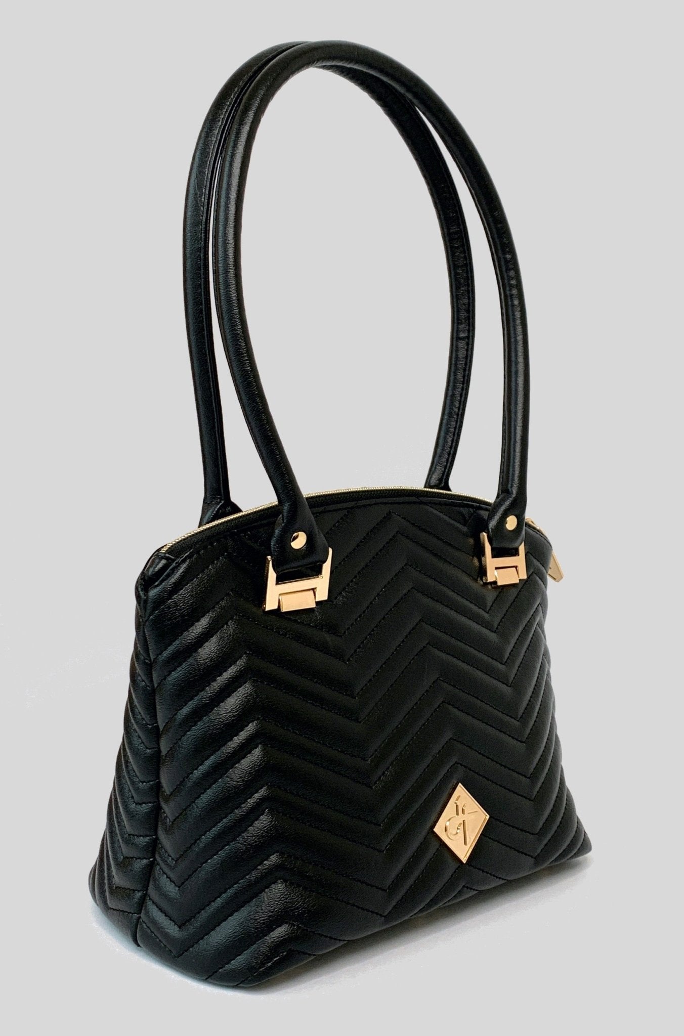 Black Quilted WW Inspired Handbag - DefiantThreads