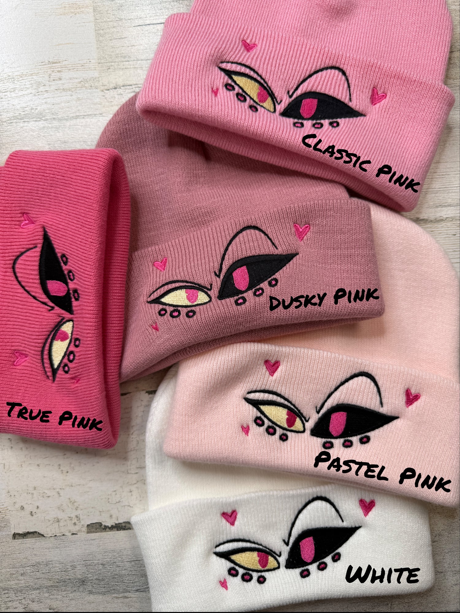 Angel Eyes Embroidered Beanie