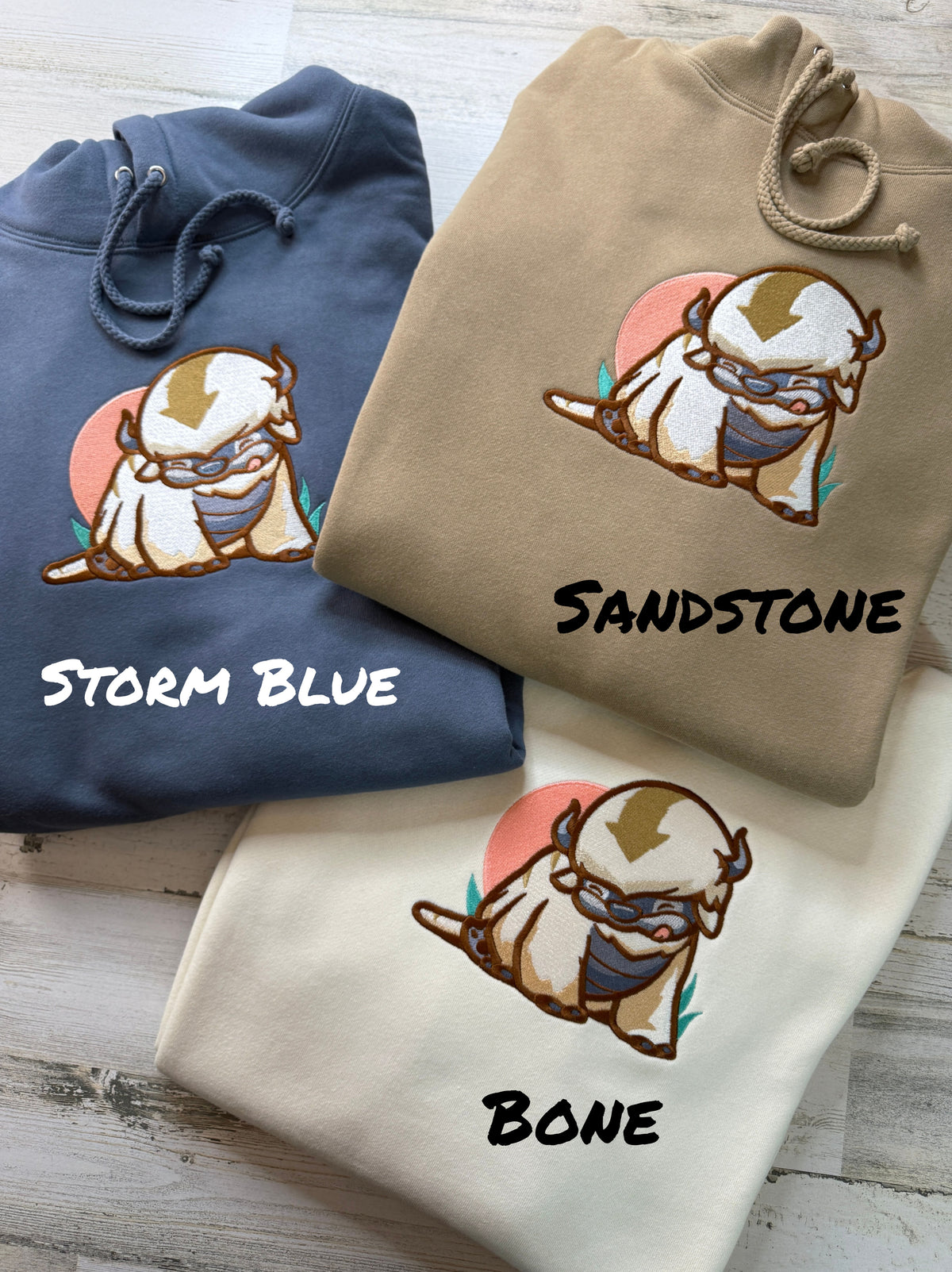Sky Bison Embroidered Sweatshirt