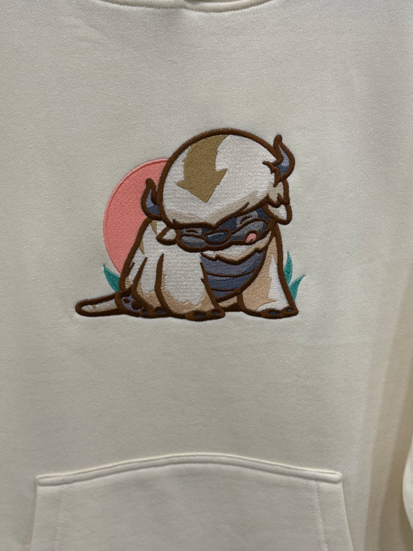 Flying Bison Embroidered Hoodie/Sweatshirt