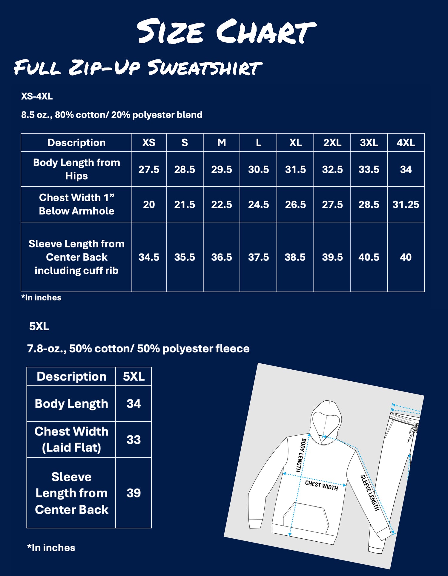 Angel Embroidered Full-Zip Sweatshirt