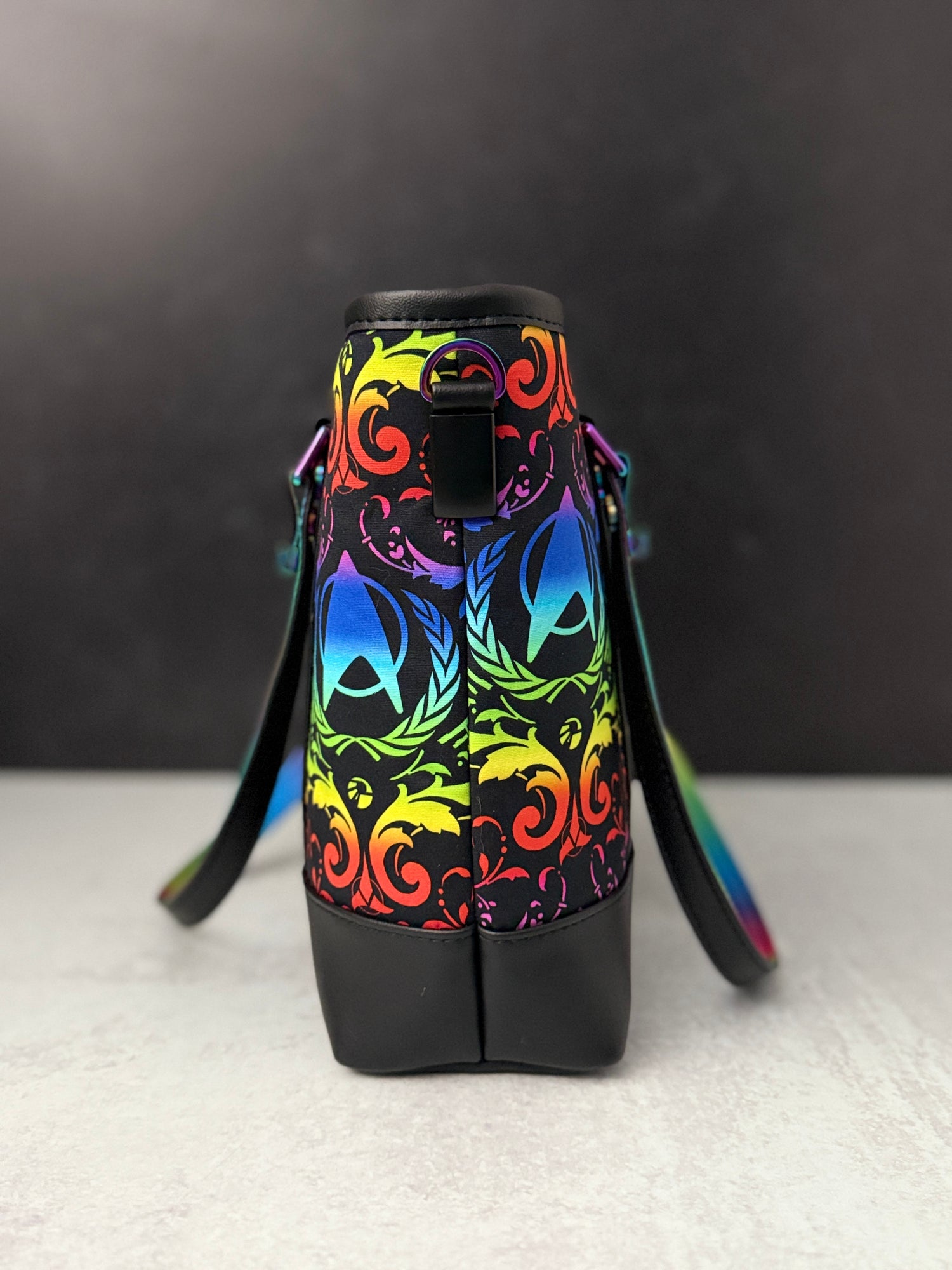 Rainbow Final Frontier Tote Bag